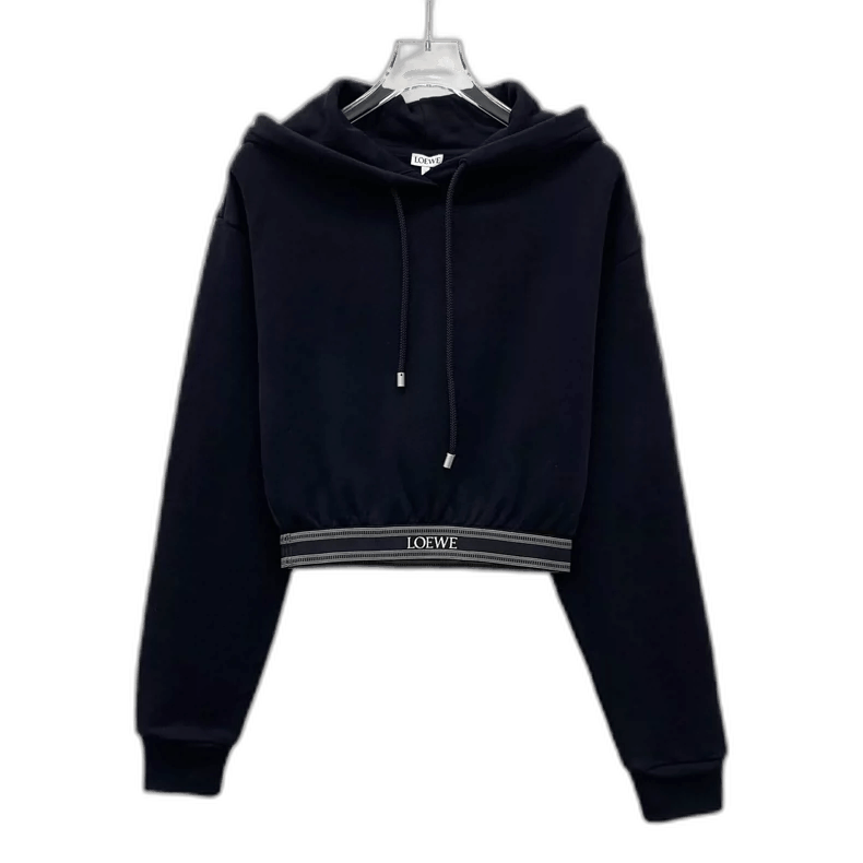 Loewe Loewe Logo Embroidered Hooded Sweatshirt Size US XS / EU 42 / 0 - 1 Thumbnail