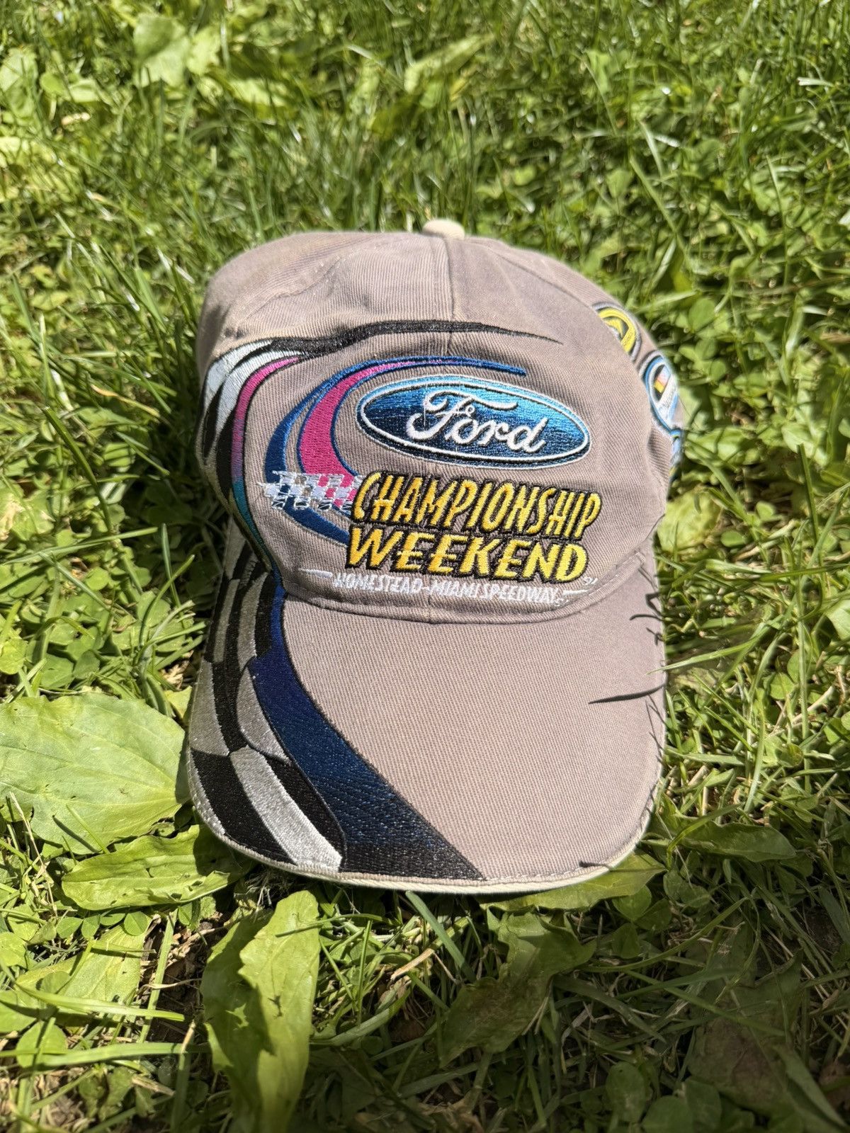 Vintage VTG Ford Championship Weekend Racing Hat Size ONE SIZE - 1 Thumbnail