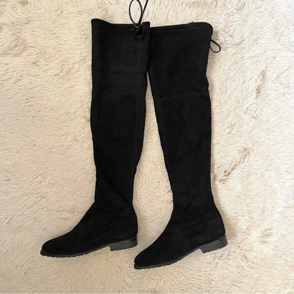 Russell & Bromley × Stuart Weitzman Stuart Weitzman Lowland Suede OTK Boots - 5, 💯 AUTHENTIC! Size US 5 / IT 35 - 2 Thumbnail