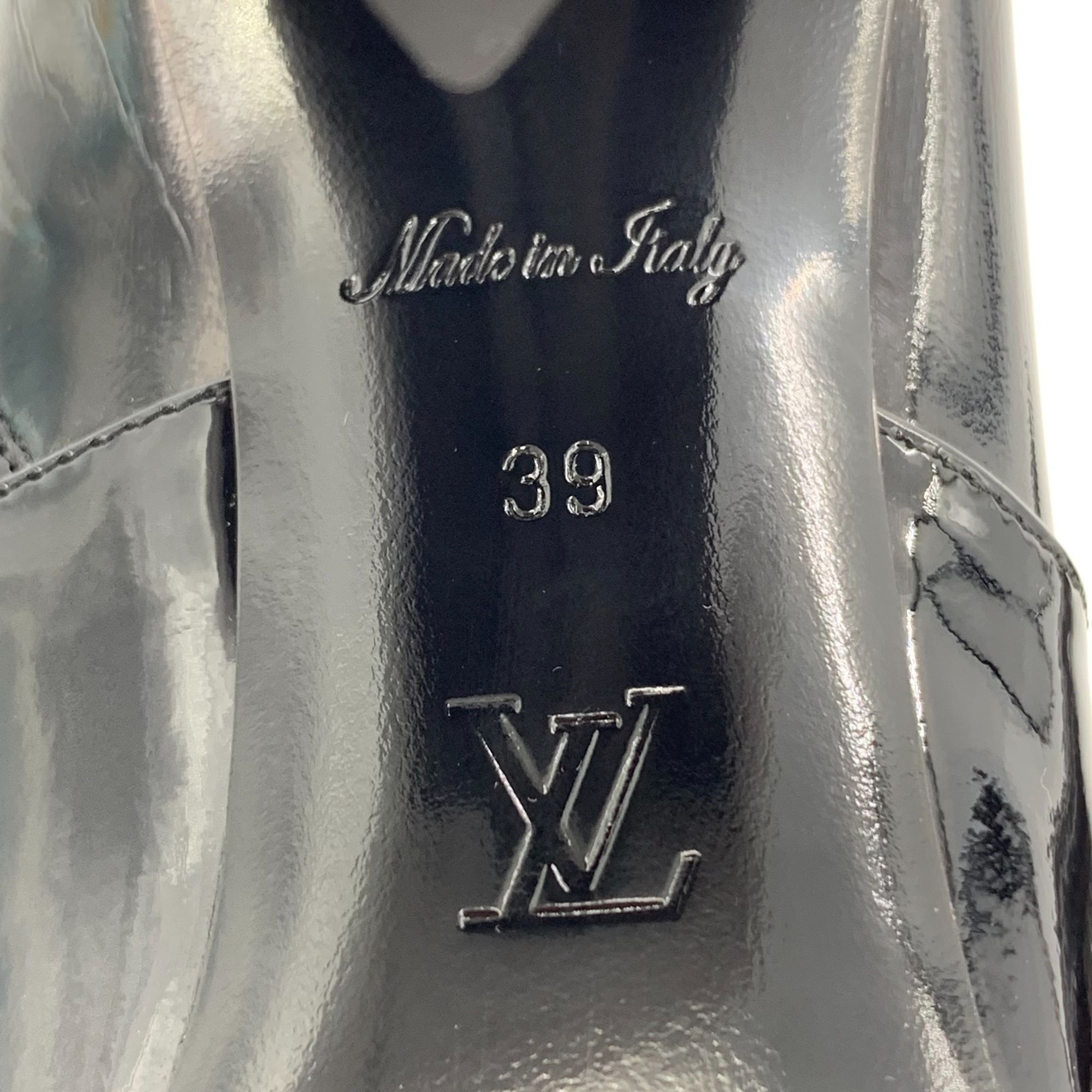 Louis Vuitton Louis Vuitton Black Patent Leather High Heel Ankle Boots Siz Size US 9 / IT 39 - 8 Thumbnail