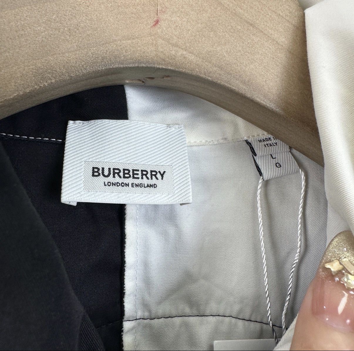 Burberry Burberry Pocket Panel Pattern Short Sleeve Shirt K12 Size US L / EU 52-54 / 3 - 5 Thumbnail