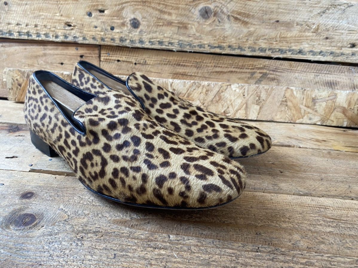 Designer × Saint Laurent Paris × Yves Saint Laurent Saint Laurent leopard print slip on casual loafers sz uk7.5 Size US 8.5 / EU 41-42 - 12 Thumbnail