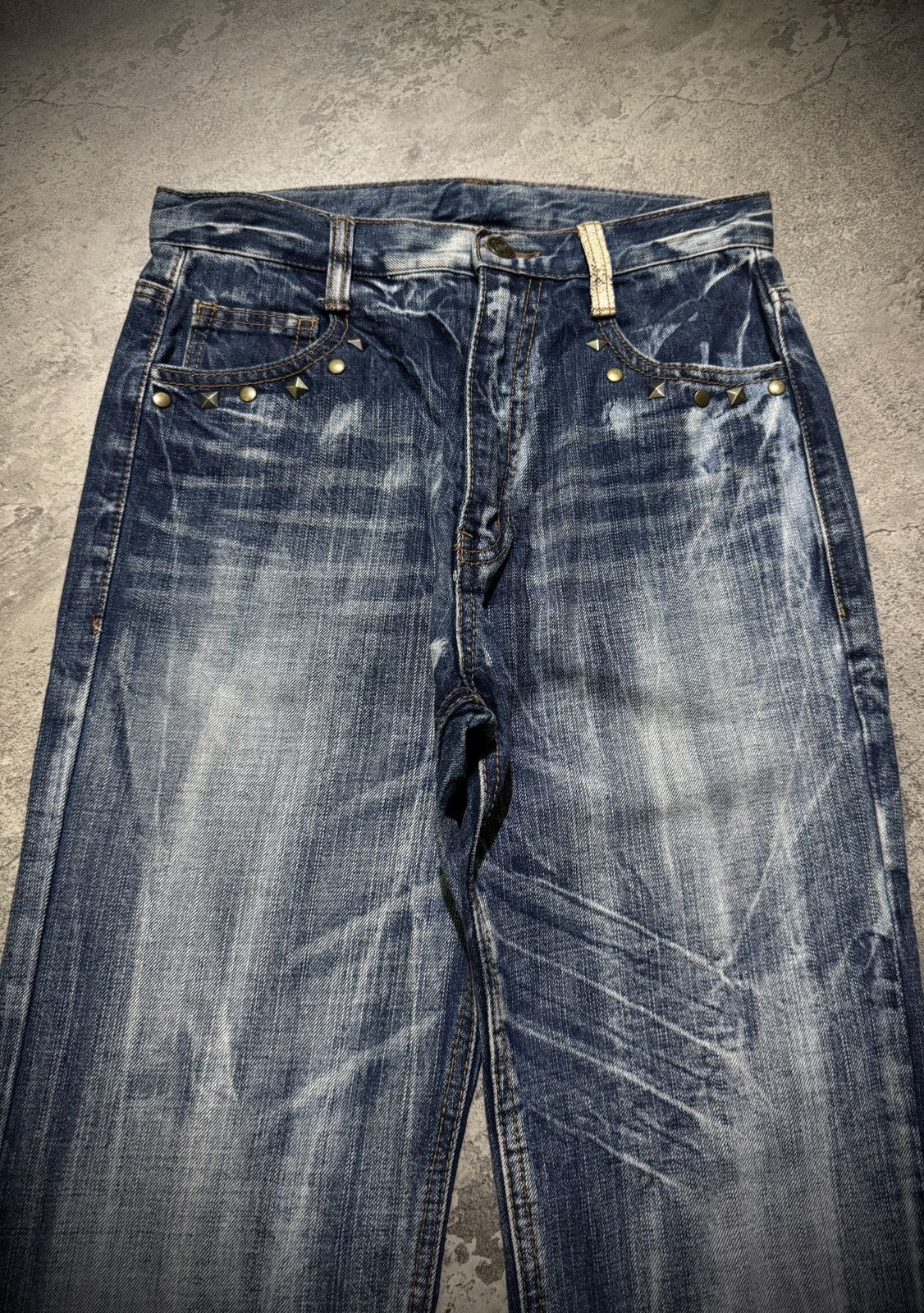 Hysteric Glamour Y2k Studded Snake ifsixwasnine jeans Size US 27 - 4 Thumbnail