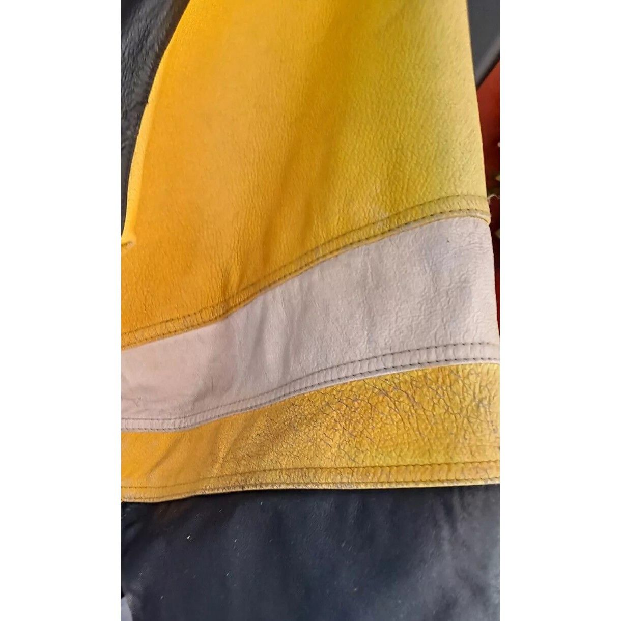 Mirage Vintage NFL Mirage Letterman PITTSBURGH STEELERS Leather Var Size US XL / EU 56 / 4 - 7 Thumbnail