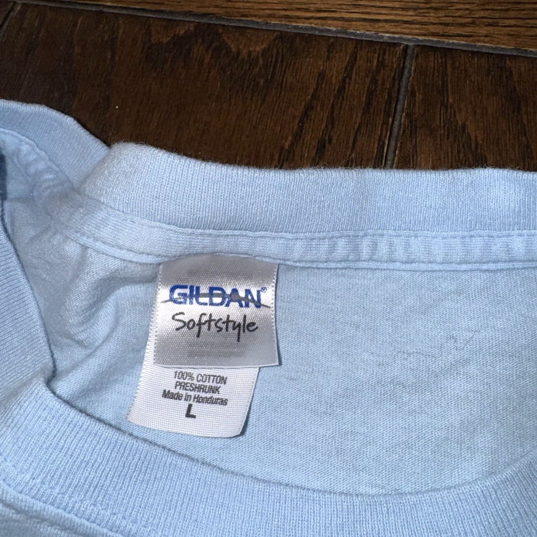Gildan Gene Ween Shirt Aaron Freeman FREE-MAN Solo Tour 2014 Blue New Hope PA Large Mens T-Shirt Rock Band Logo Crew Neck Short Sleeve Cotton Gildan USA Size US L / EU 52-54 / 3 - 3 Thumbnail