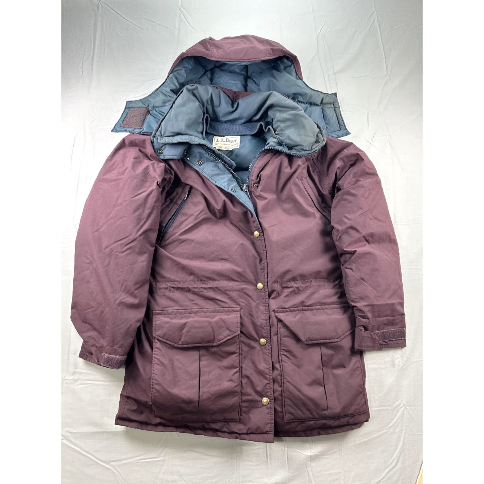Vintage VINTAGE LL Bean Coat Womens Small Red Maine Wardens Parka Goose Down 80s Size S / US 4 / IT 40 - 3 Thumbnail