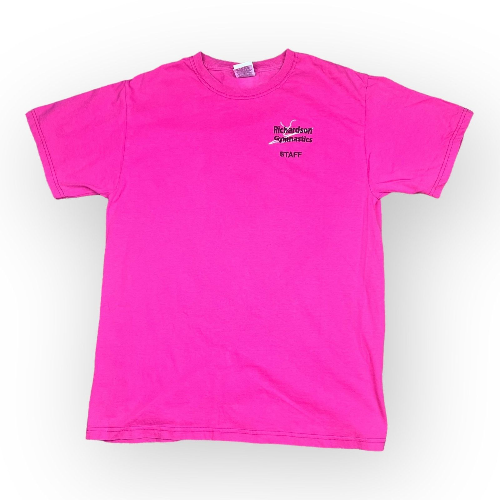 Vintage Vintage 90s Grunge Richardson Gymnastic Staff Shirt Medium Size M / US 6-8 / IT 42-44 - 1 Thumbnail