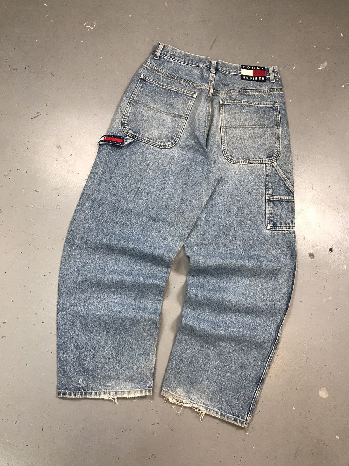 Tommy Hilfiger × Vintage Vintage Tommy Hilfiger baggy carpenter denim Size US 32 / EU 48 - 11 Thumbnail