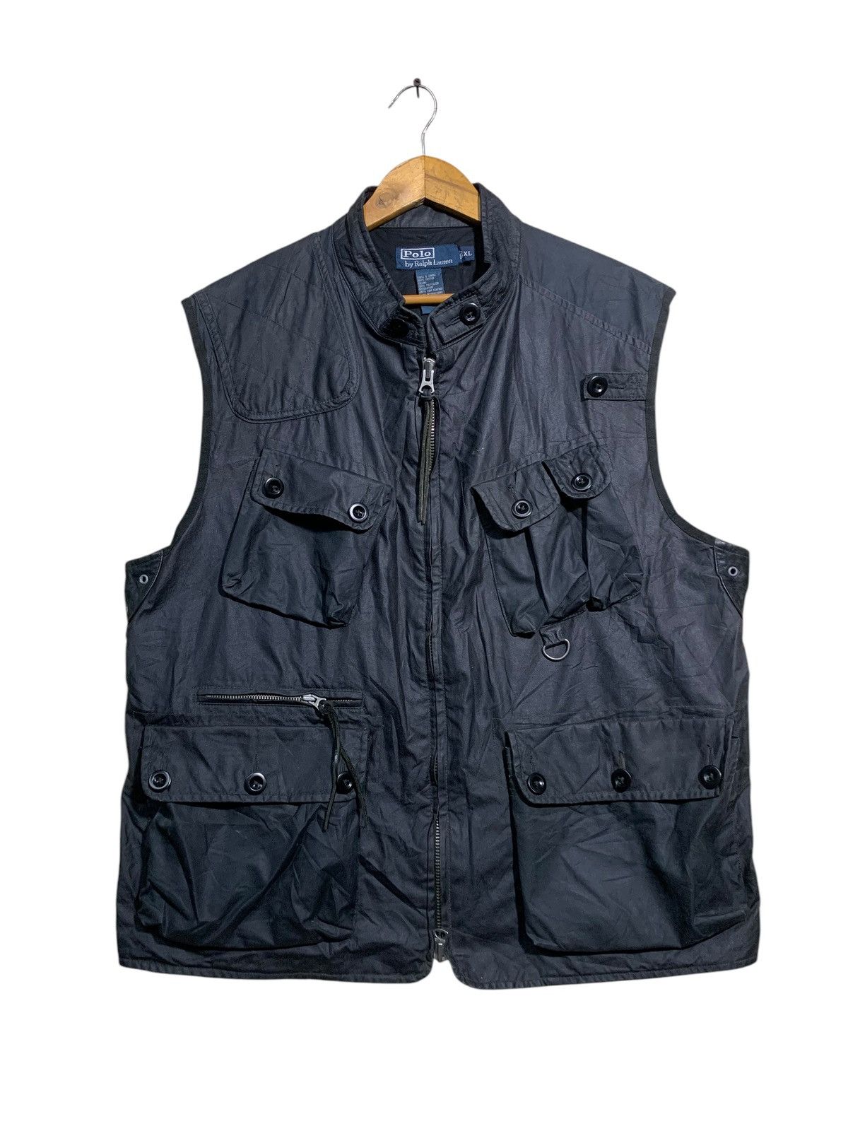 Polo Ralph Lauren 🔥POLO RL UTILITY VEST JACKETS LEATHER PARTS Size US XL / EU 56 / 4 - 1 Thumbnail