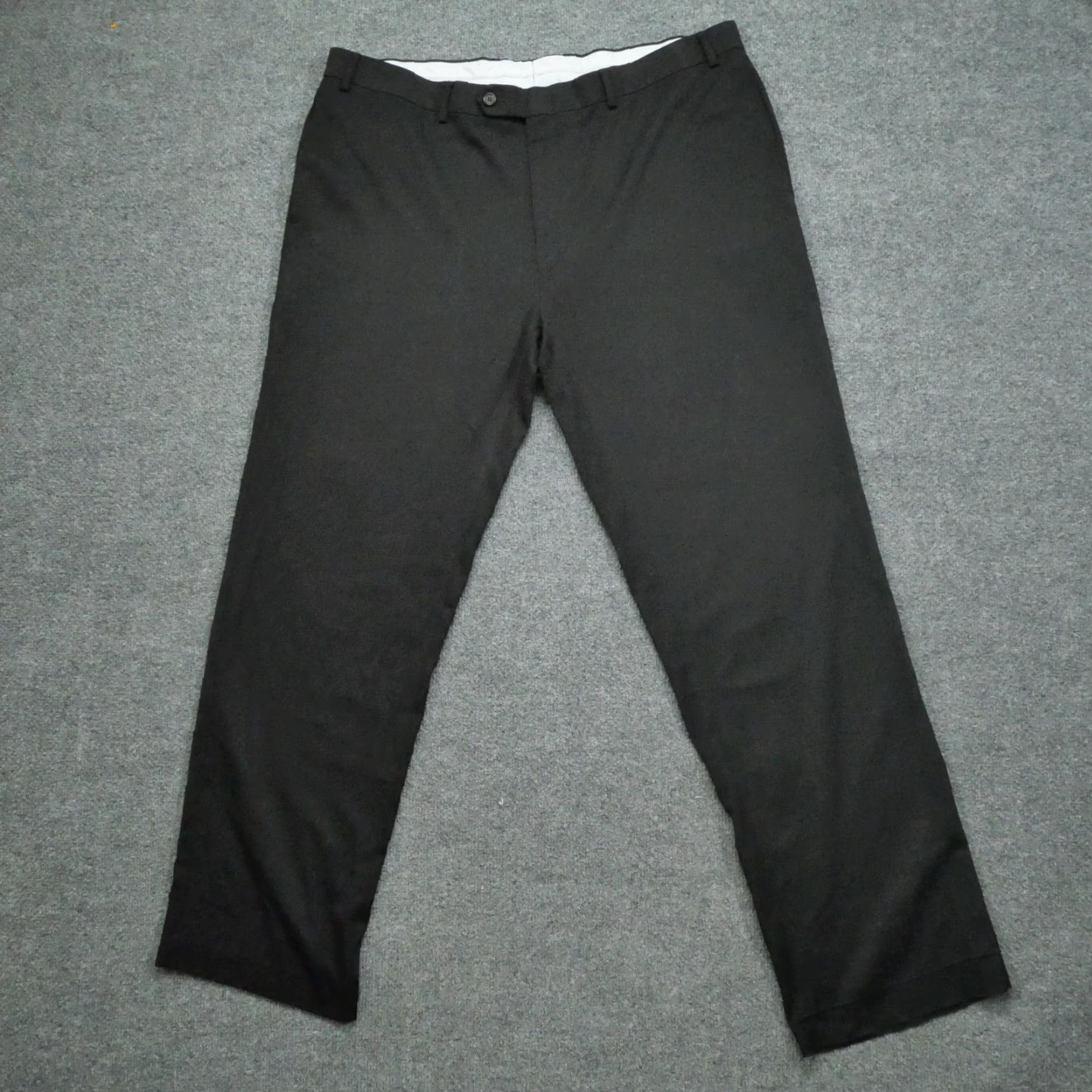 Ralph Lauren VINTAGE Ralph Lauren Pants Mens Dress Pants Black 40x32 40 Regular Flat Front Straight Fit Classic Slacks Pub? Size US 42 / EU 58 - 2 Thumbnail