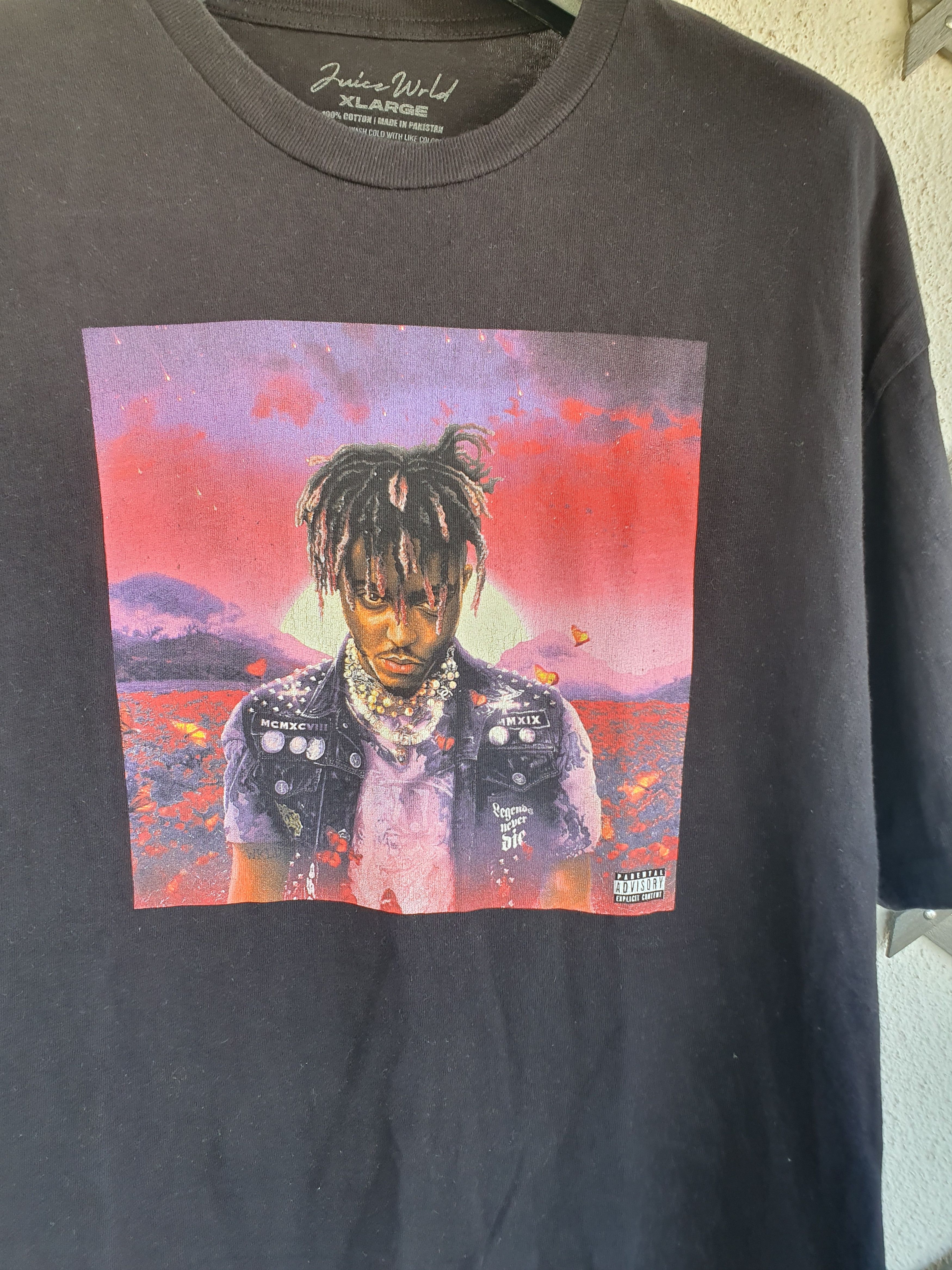 Rap Tees × Swagger Juice Wrld 999 Legends Never Die Album Graphic T-Shirt sz XL Size US XL / EU 56 / 4 - 5 Thumbnail