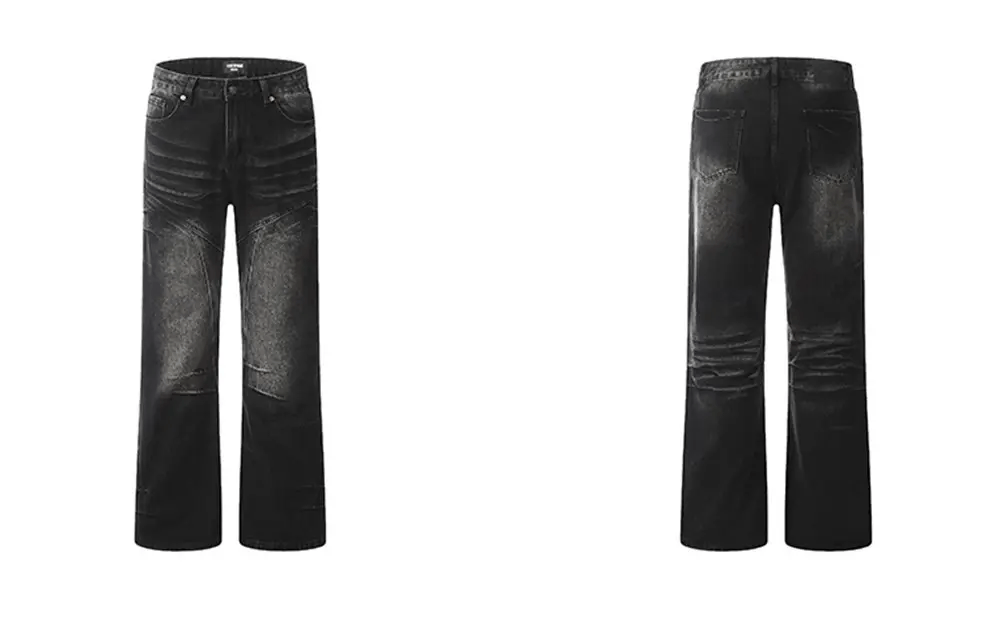 Japanese Brand × Vintage Wide Leg Flare Jeans Size US 30 / EU 46 - 7 Thumbnail