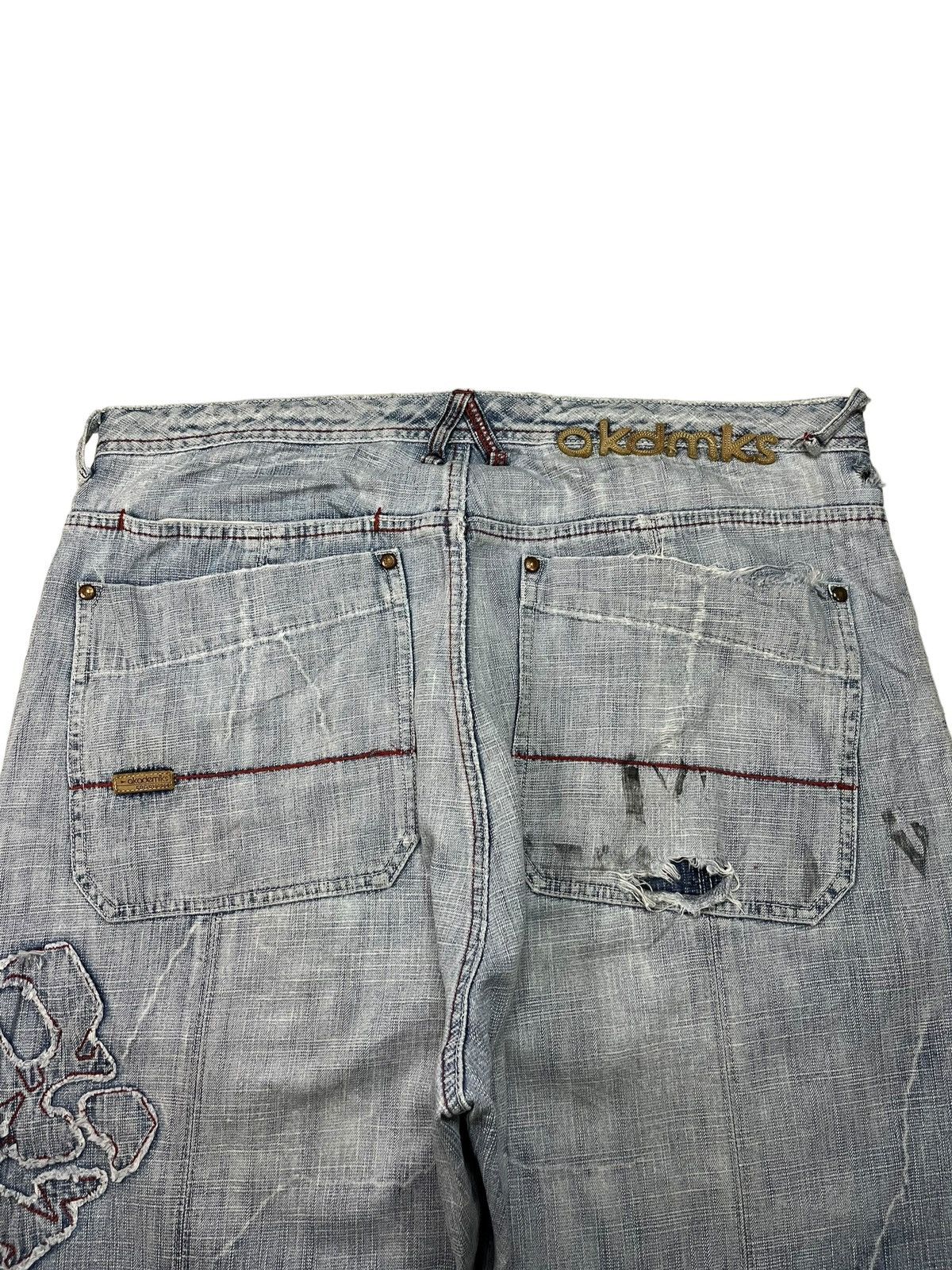 Akademiks Vintage Akademiks Acid Wash Style Distressed Baggy Jeans Size US 37 - 8 Thumbnail