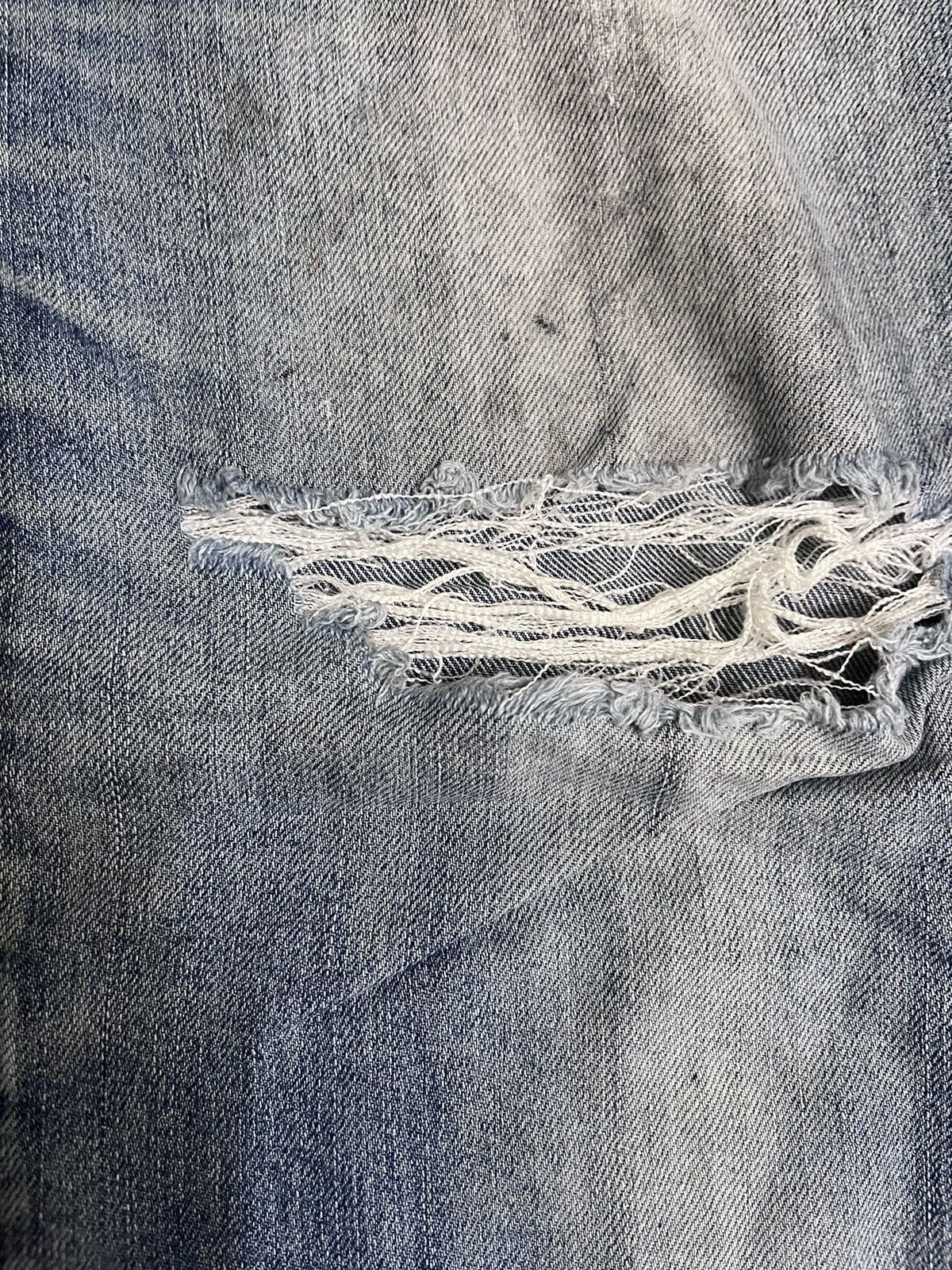 Japanese Brand Vintage AZY Jeans Distressed style jeans Size US 35 - 6 Thumbnail