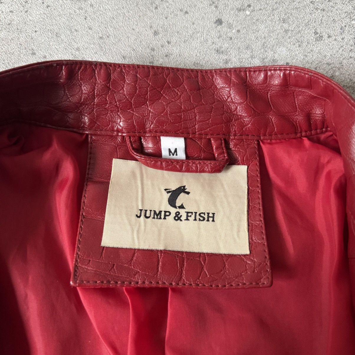 Hysteric Glamour Amazing Vintage Y2K Red Snake Skin PVC Leather Jacket Size M / US 6-8 / IT 42-44 - 12 Thumbnail
