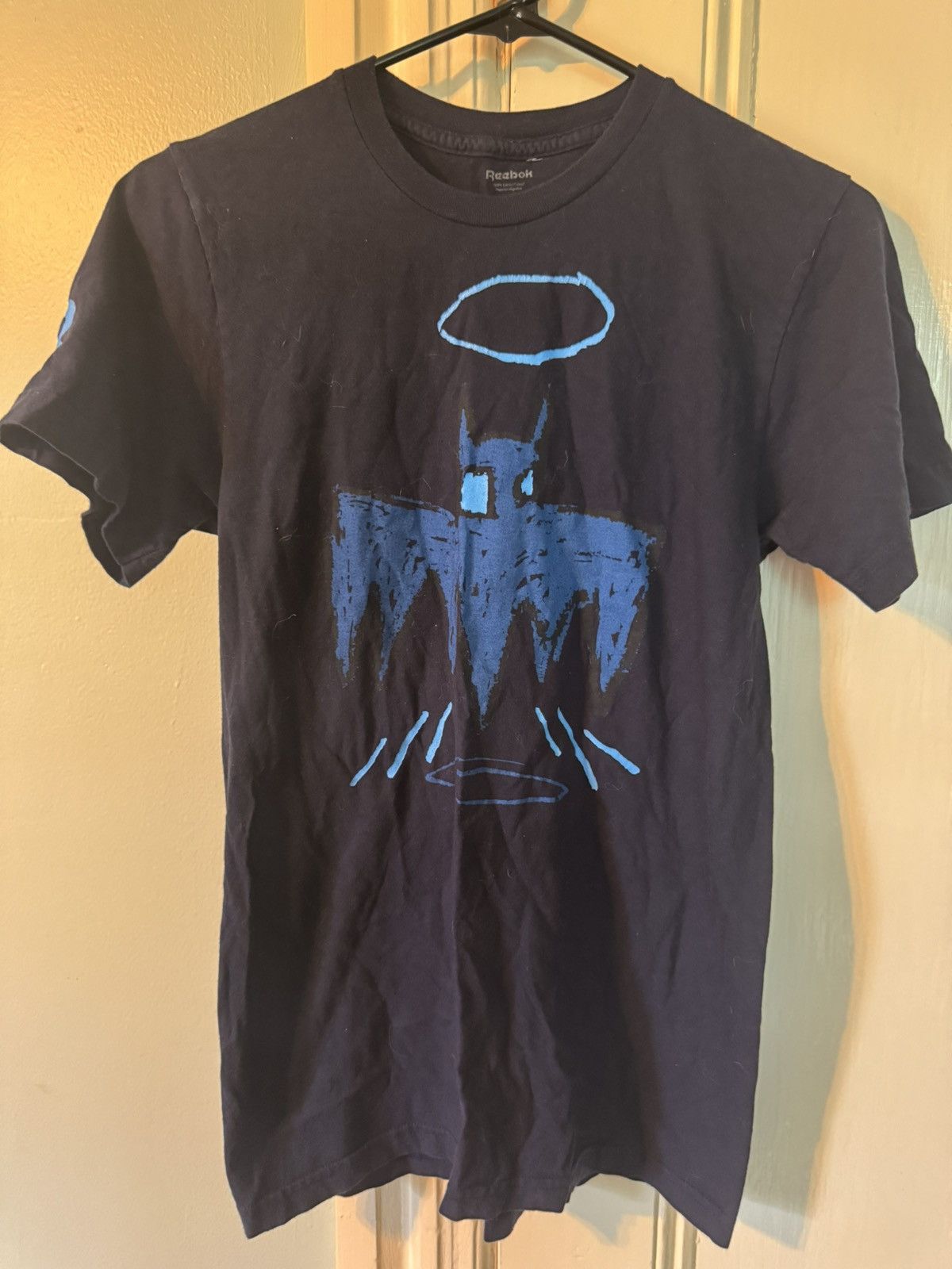 Reebok NAVY BLUE REEBOK X BASQUIAT BAT HALO SHIRT WEEKND KANYE Size US S / EU 44-46 / 1 - 1 Thumbnail