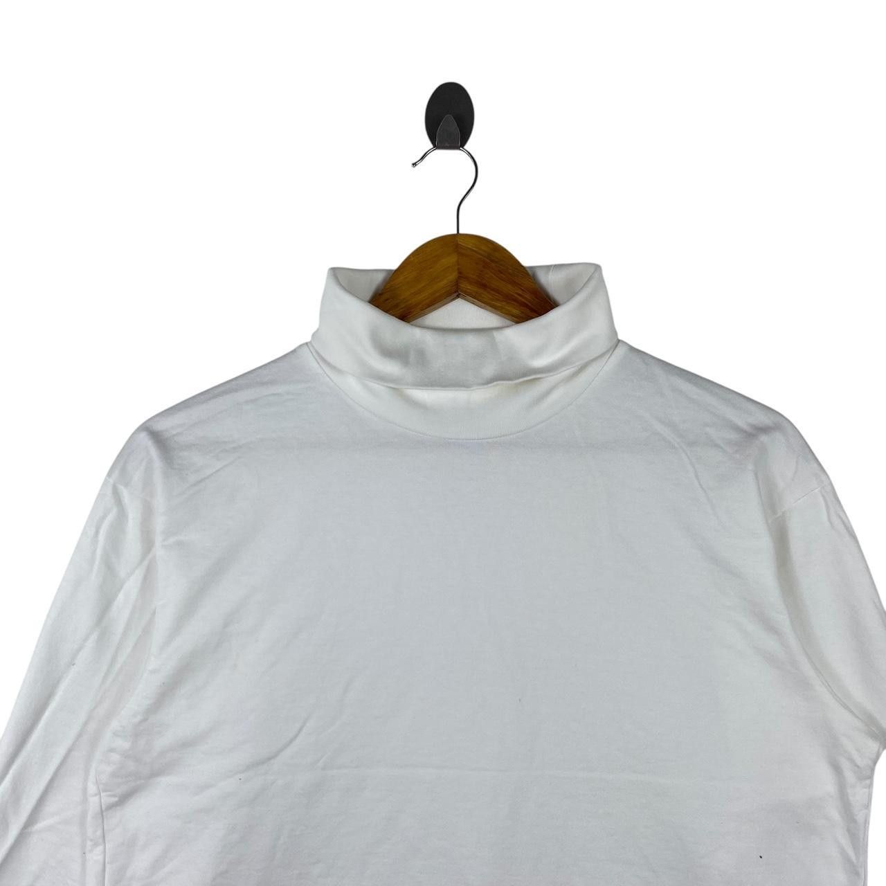 Lemaire × Uniqlo LEMAIRE x UNIQLO Minimalist Design Turtle Neck Tee Shirt Size S / US 4 / IT 40 - 2 Thumbnail