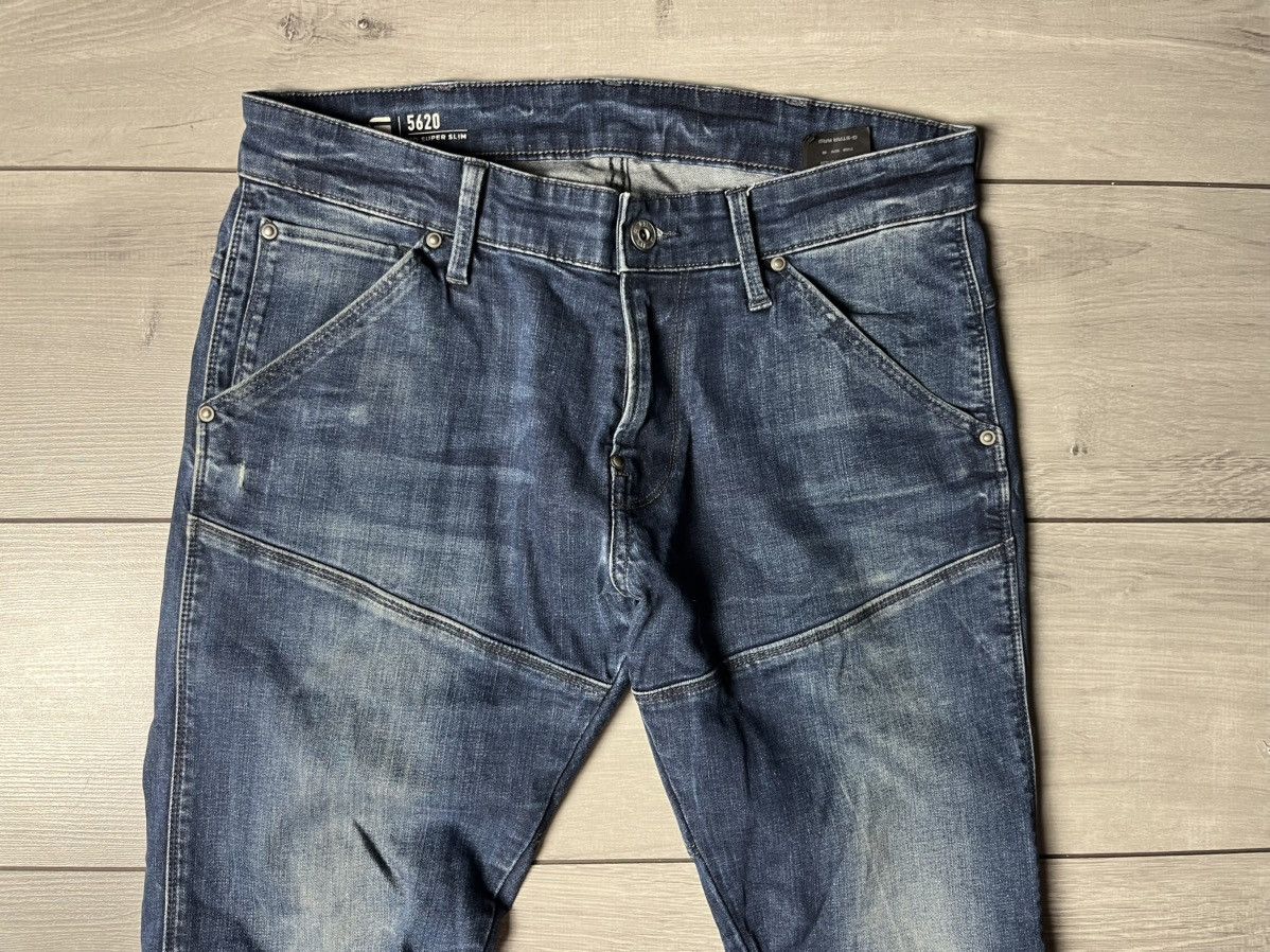 G-Star G star raw denim biker jeans 3D super slim size 31/34 Size US 31 - 3 Thumbnail