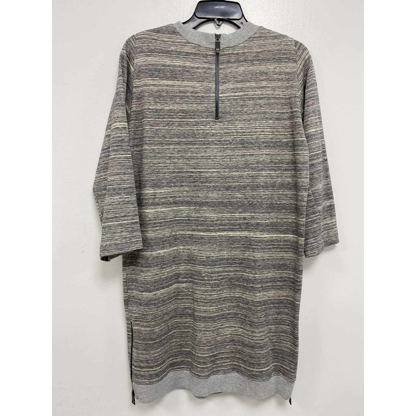 Vince Vince Women melange ribbed dress Long Sleeve Size XS A000614 Size XS / US 0-2 / IT 36-38 - 3 Thumbnail