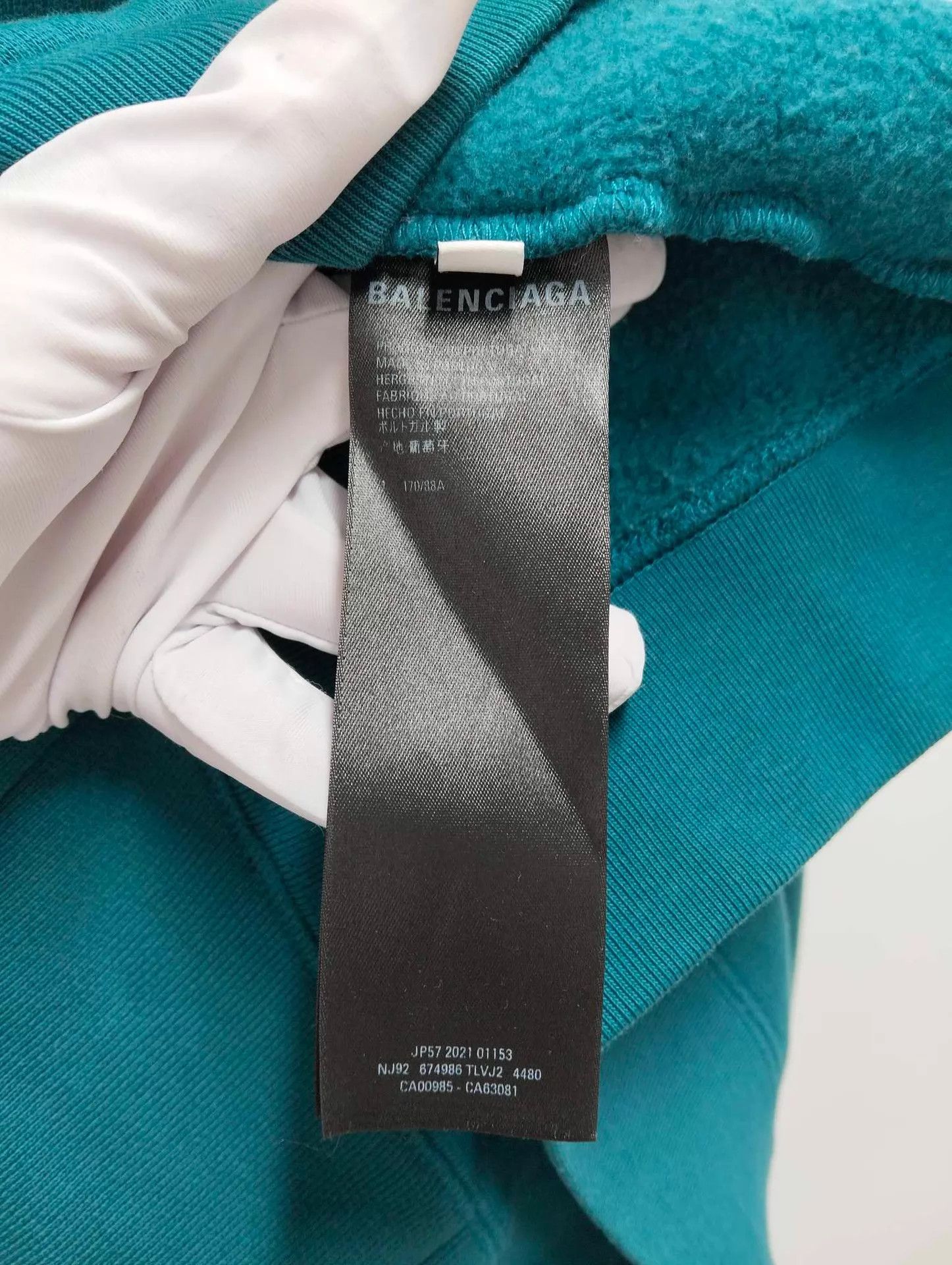 Balenciaga Balenciaga Fleece Lined Runway Hoodie L 95 New Size US S / EU 44-46 / 1 - 4 Thumbnail