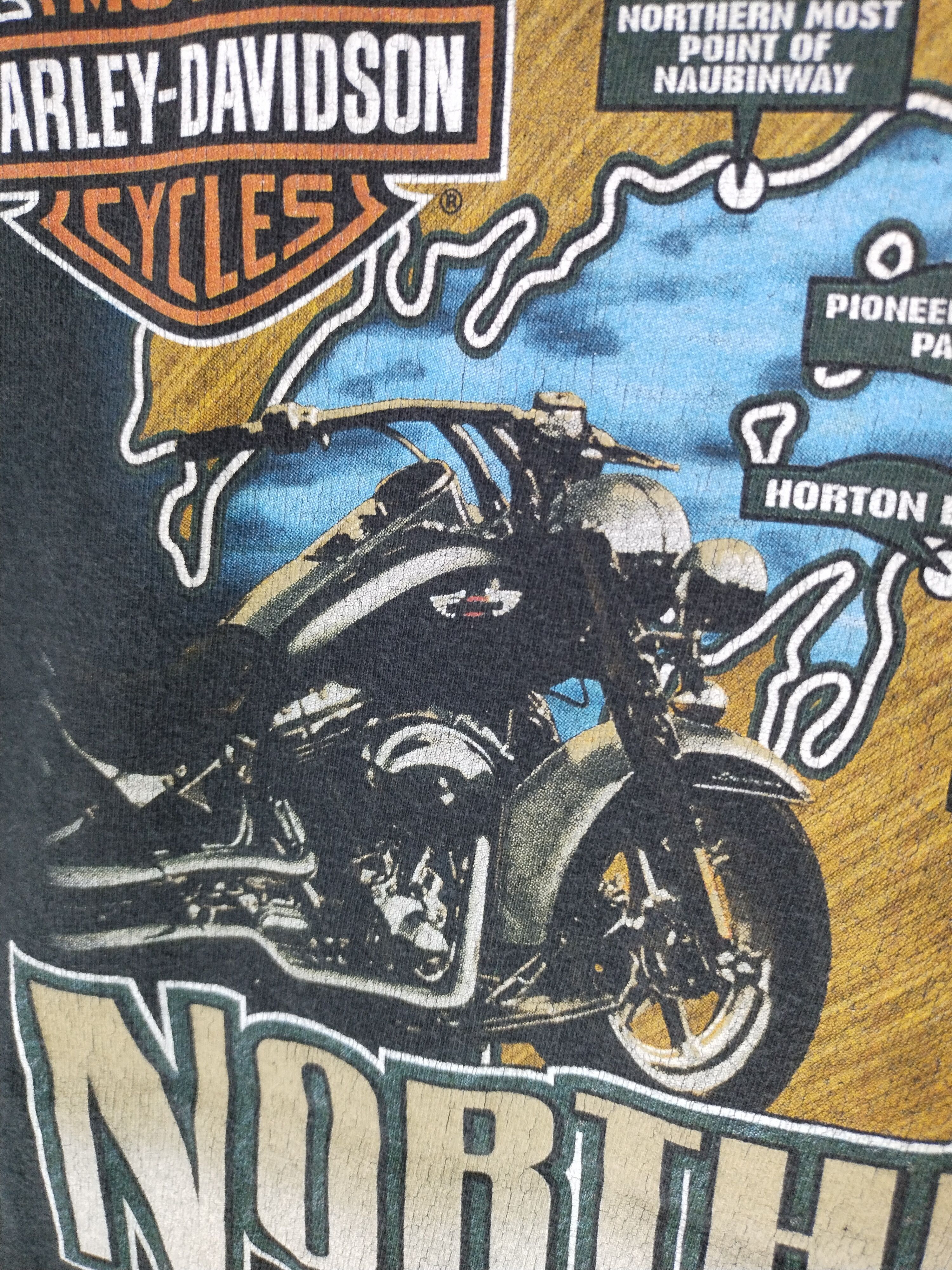Harley Davidson Vintage HD Harley Davidson Box Logo Faded Shirt Tee Size US L / EU 52-54 / 3 - 12 Thumbnail