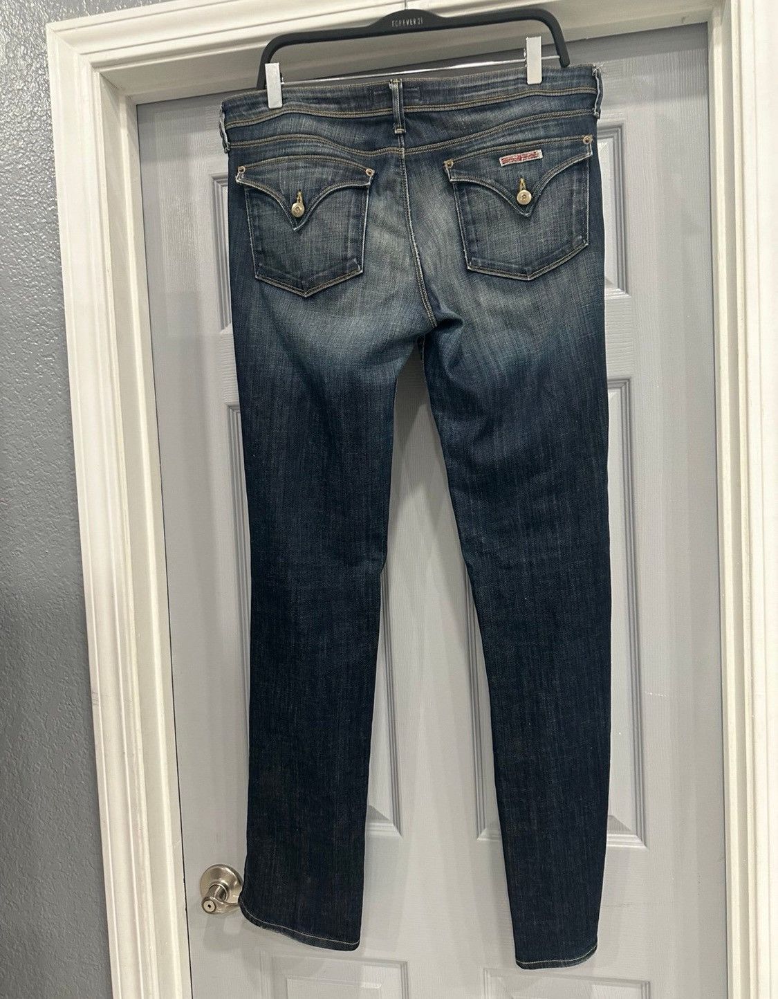 Hudson Excellent 100% HUDSON flap pocket jeans size 32 Size 32" / US 10 / IT 46 - 6 Thumbnail