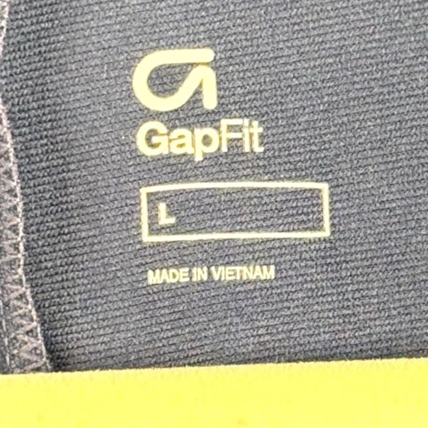 Vintage GapFit Seamed Train Jacket Blue Full Zip Thumbholes Sporty Large Workout Womens Size L / US 10 / IT 46 - 4 Thumbnail