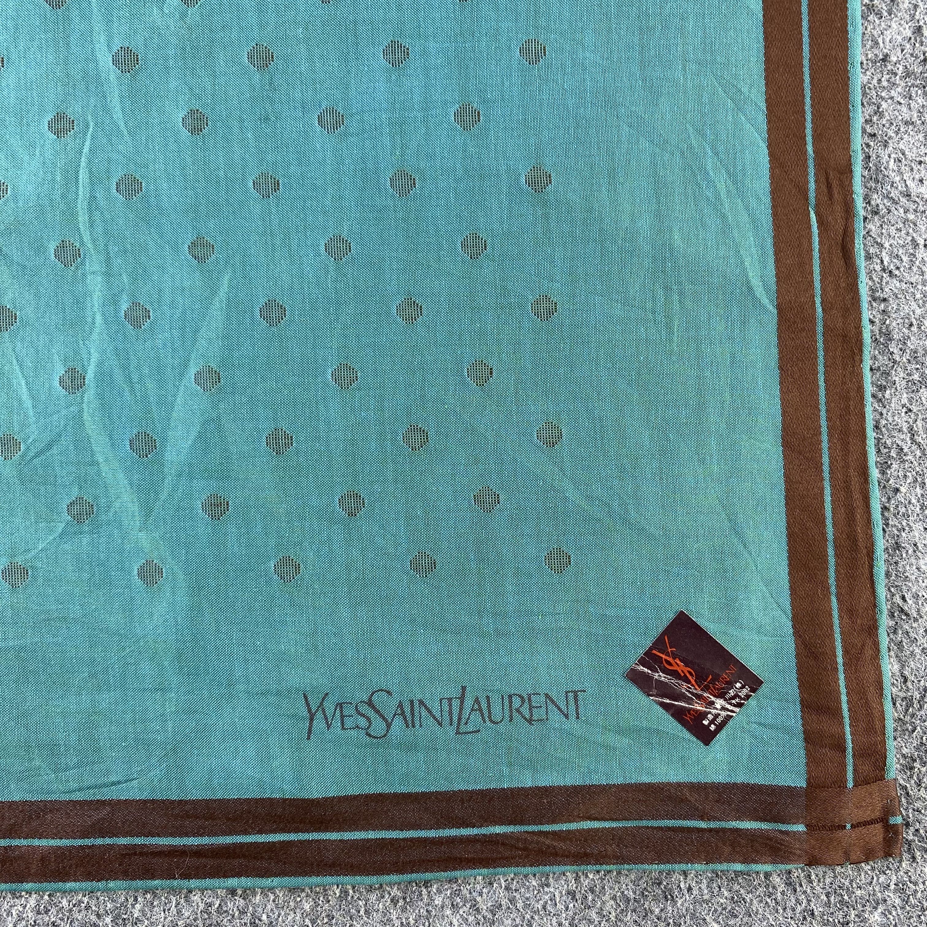 Vintage × Yves Saint Laurent Yves Saint Laurent Handkerchief/Neckerchief/Bandana HC709 Size ONE SIZE - 3 Thumbnail