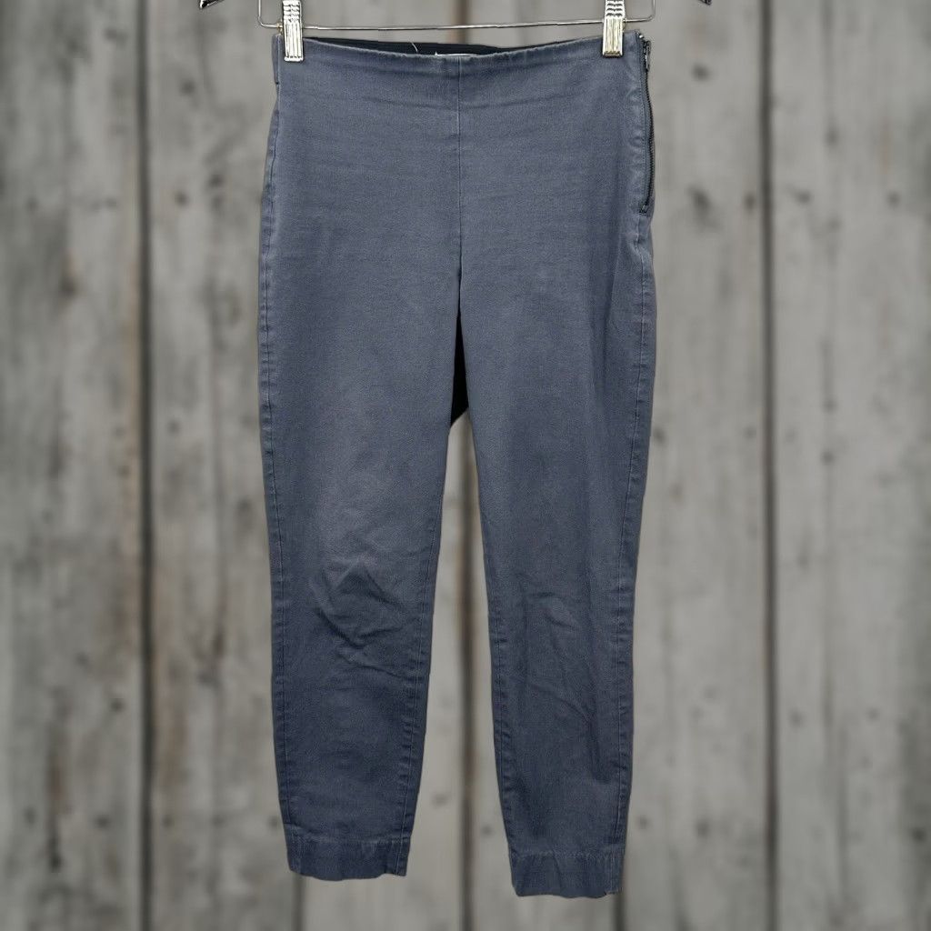 Everlane Everlane Pants Womens 00 The Side-Zip Stretch Cotton Gray Preppy Minimal Skinny Pants Womens 00 Gray Stretch Cotton Modern Classic Skinny Size 24" / US 00 / IT 34 - 1 Thumbnail