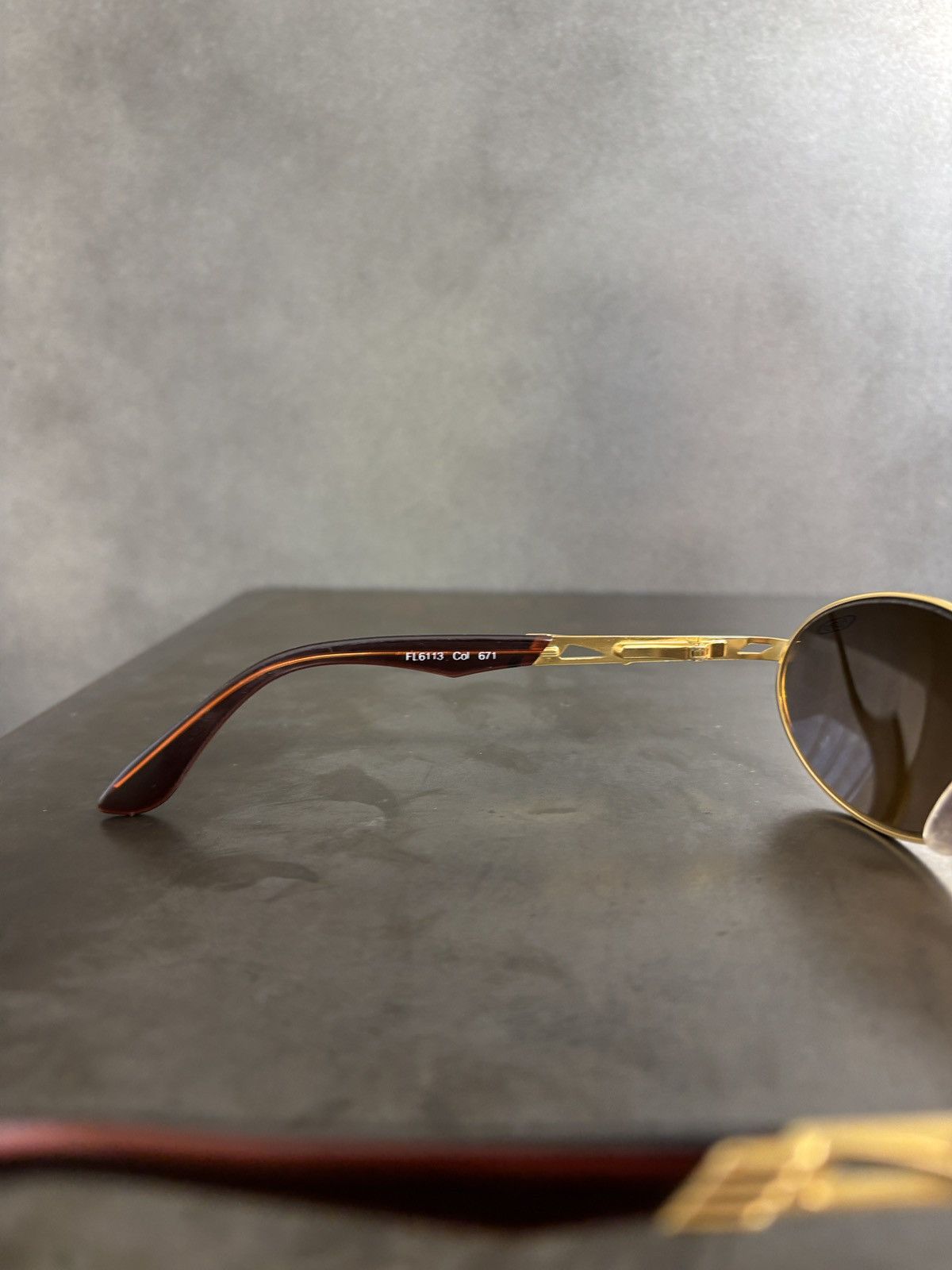Vintage NOS 1990s Vintage Sunglasses Floyd Eyewear Metal Italy JPG Size ONE SIZE - 9 Thumbnail