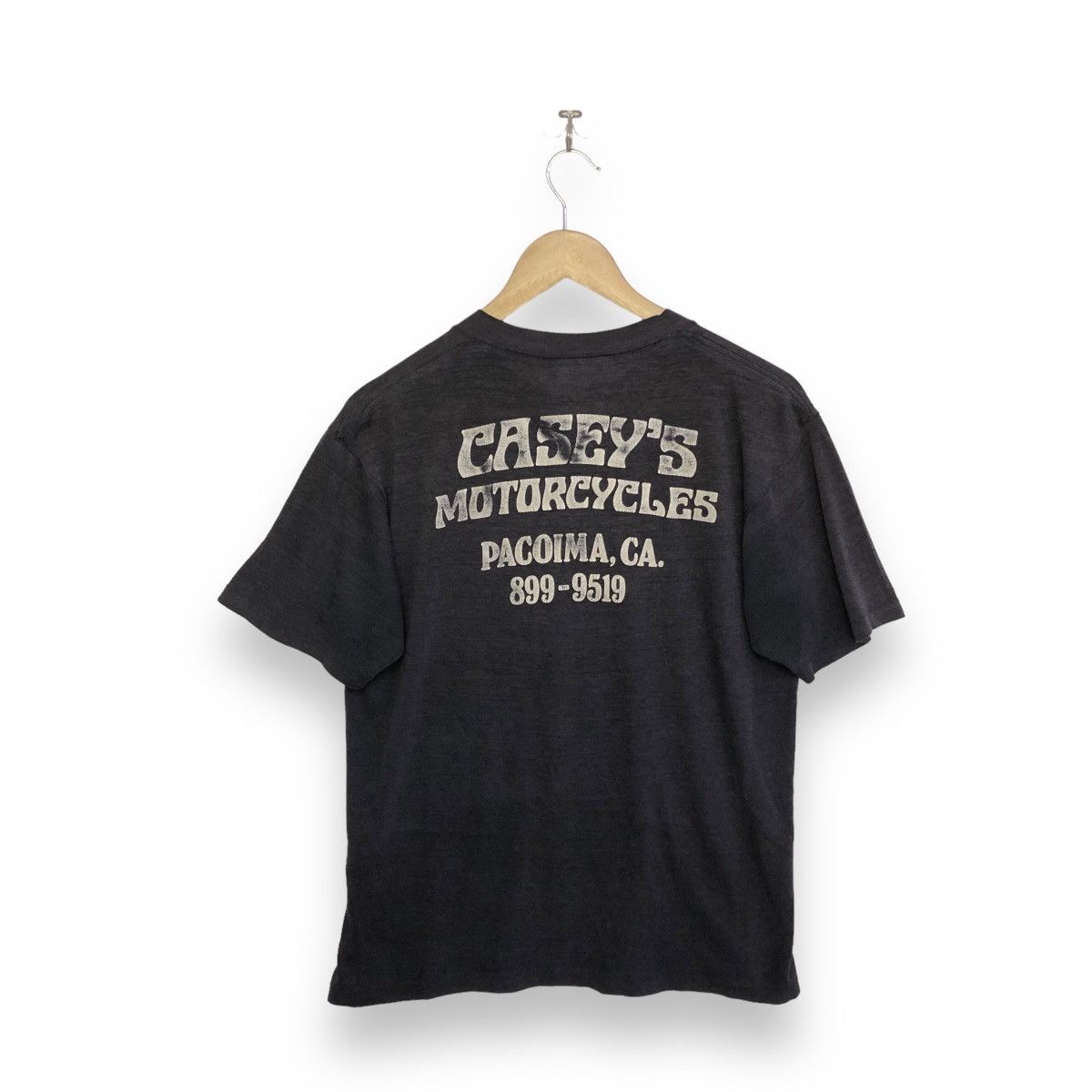 Harley Davidson × Vintage Vintage Harley Davidson Casey’s Motorcycles Tshirt Size US M / EU 48-50 / 2 - 2 Thumbnail