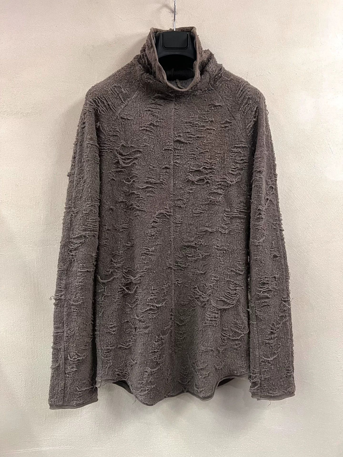 Julius Julius_7 Distressed High Neck Long Sleeve Top Size US M / EU 48-50 / 2 - 1 Thumbnail