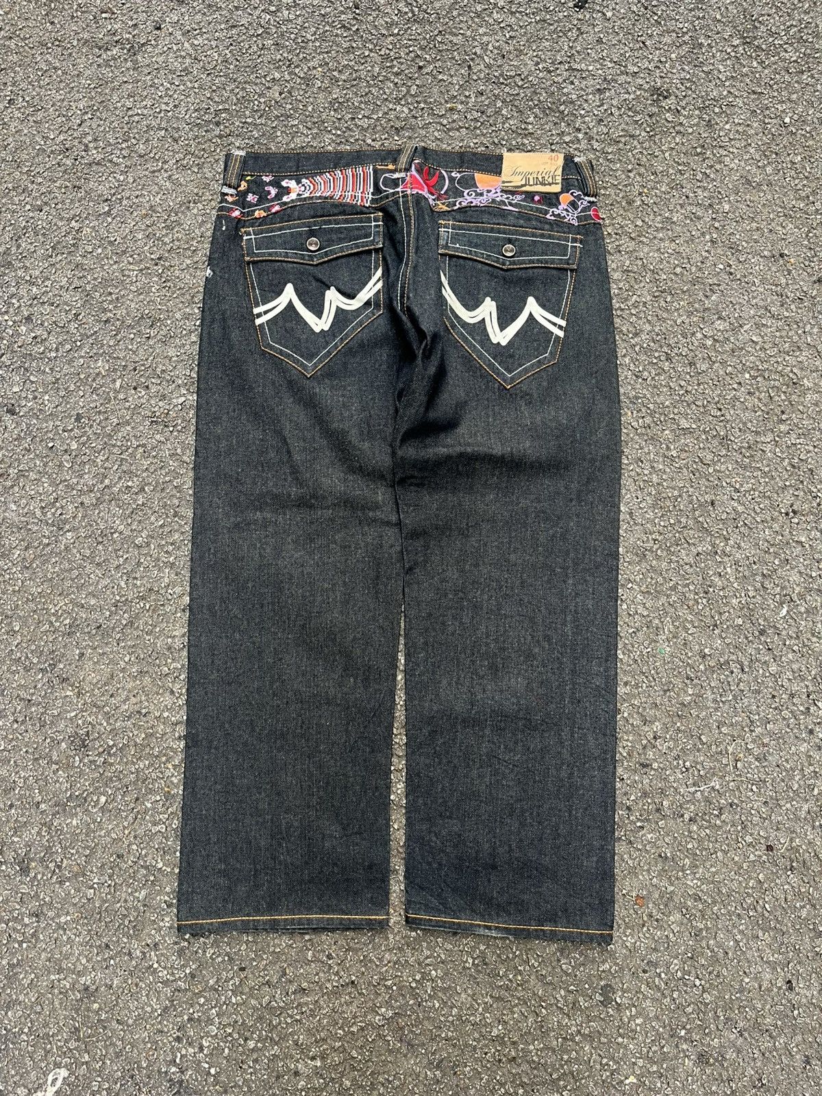 Southpole Crazy Vintage Imperial Junkie Jeans Y2K Ed Hardy Style Size US 40 / EU 56 - 1 Thumbnail