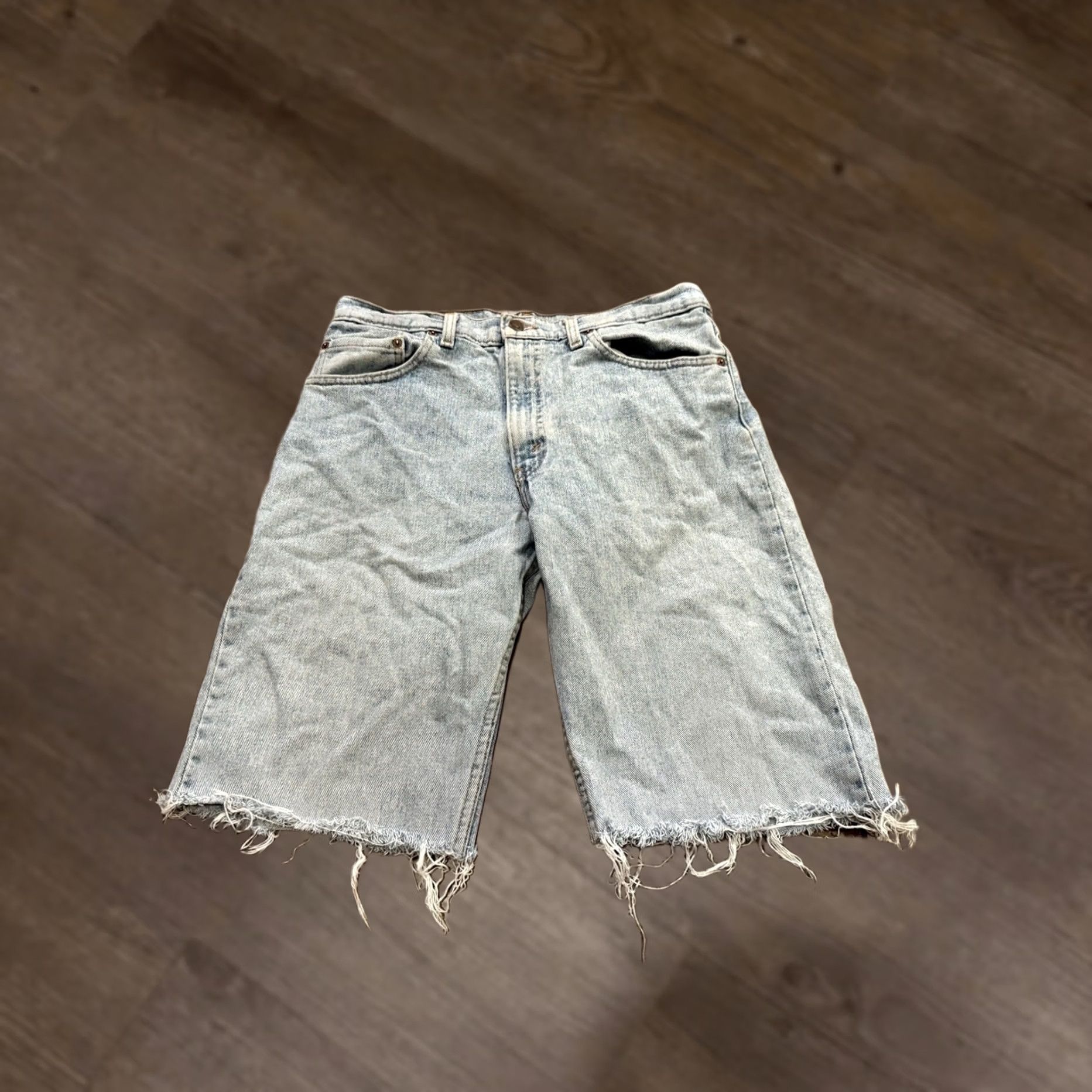 ERL × Levi's Levi's x ERL distressed jorts | Grailed