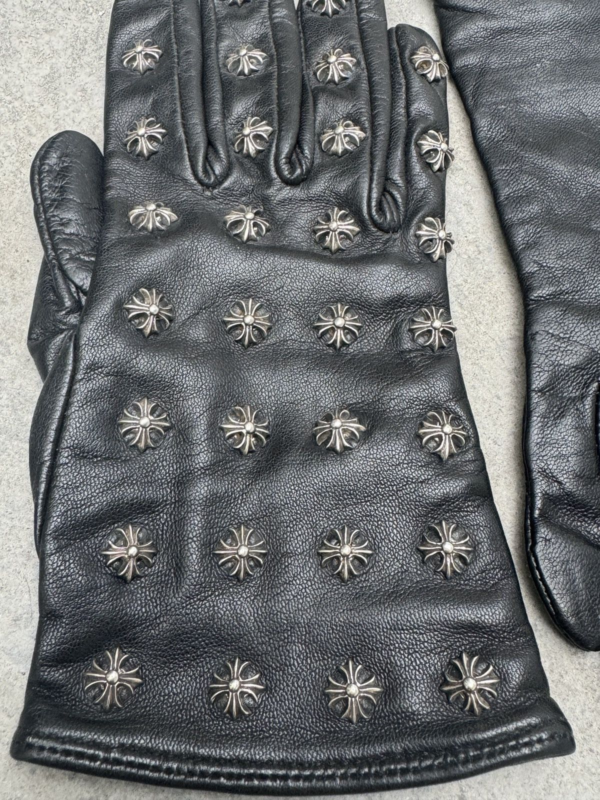 Chrome Hearts Chrome Hearts 925Sliver Pin Lamb Skin Glove Size ONE SIZE - 3 Thumbnail
