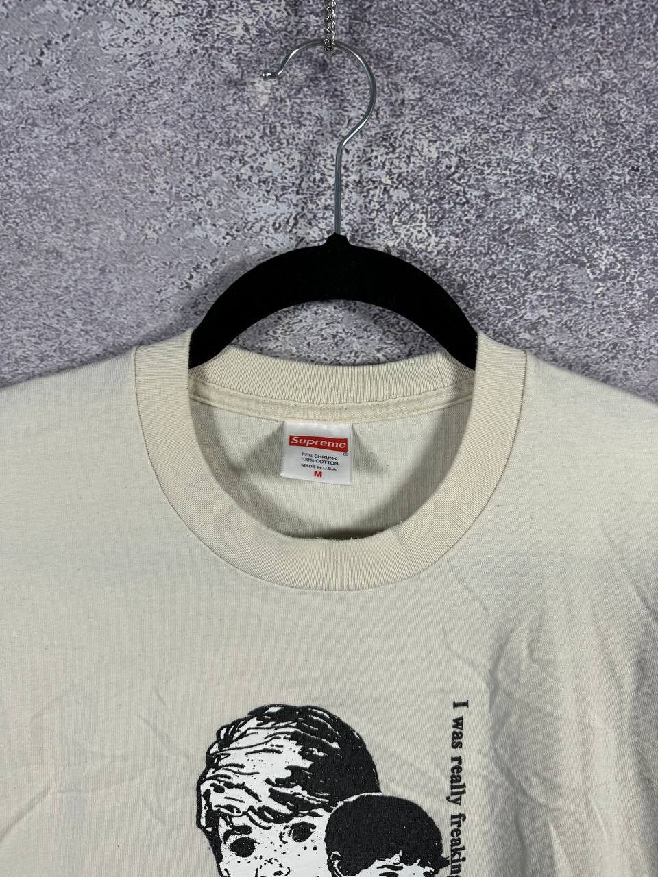 Supreme Supreme Freaking Out Tee Beige Medium Authentic Streetwear Size US M / EU 48-50 / 2 - 7 Thumbnail