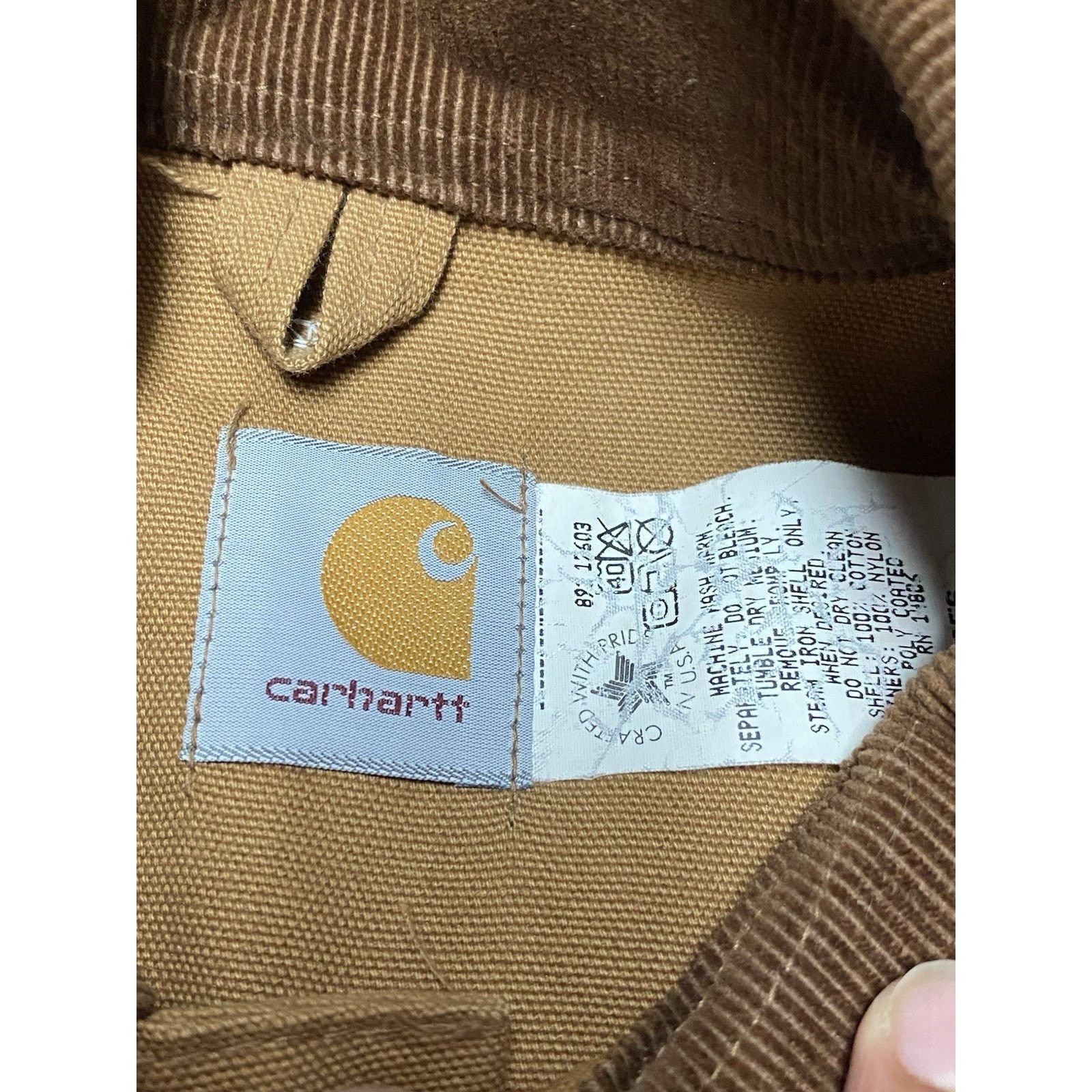 Carhartt VTG Carhartt Hunting Jacket Sz M Duck Canvas Pouch USA Made Size US M / EU 48-50 / 2 - 5 Thumbnail
