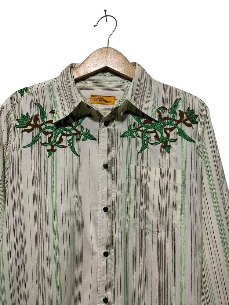 291295=Homme 2000s 291295= Homme tribal western shirt Size US M / EU 48-50 / 2 - 2 Thumbnail