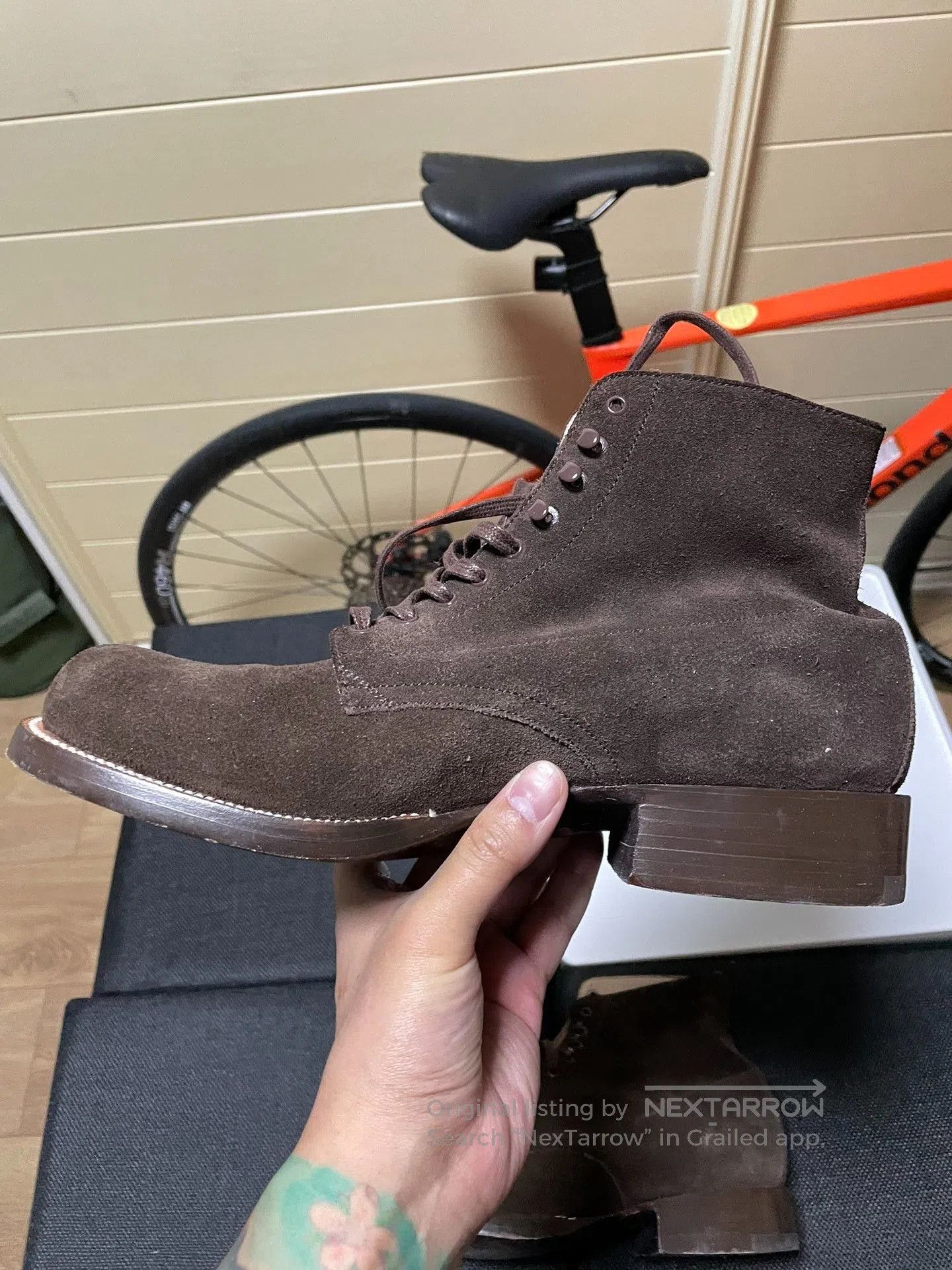 Yuketen Yuketen Suede Alan 30 Military Boots. Size US 8 / EU 41 - 3 Thumbnail