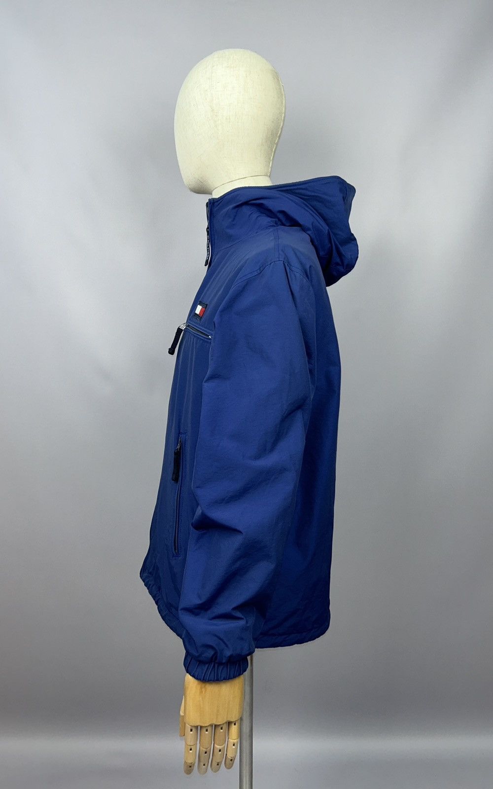 Tommy Hilfiger × Vintage Tommy Hilfiger Big Logo Reversible Vintage Fleece Jacket 90s Size US S / EU 44-46 / 1 - 5 Thumbnail