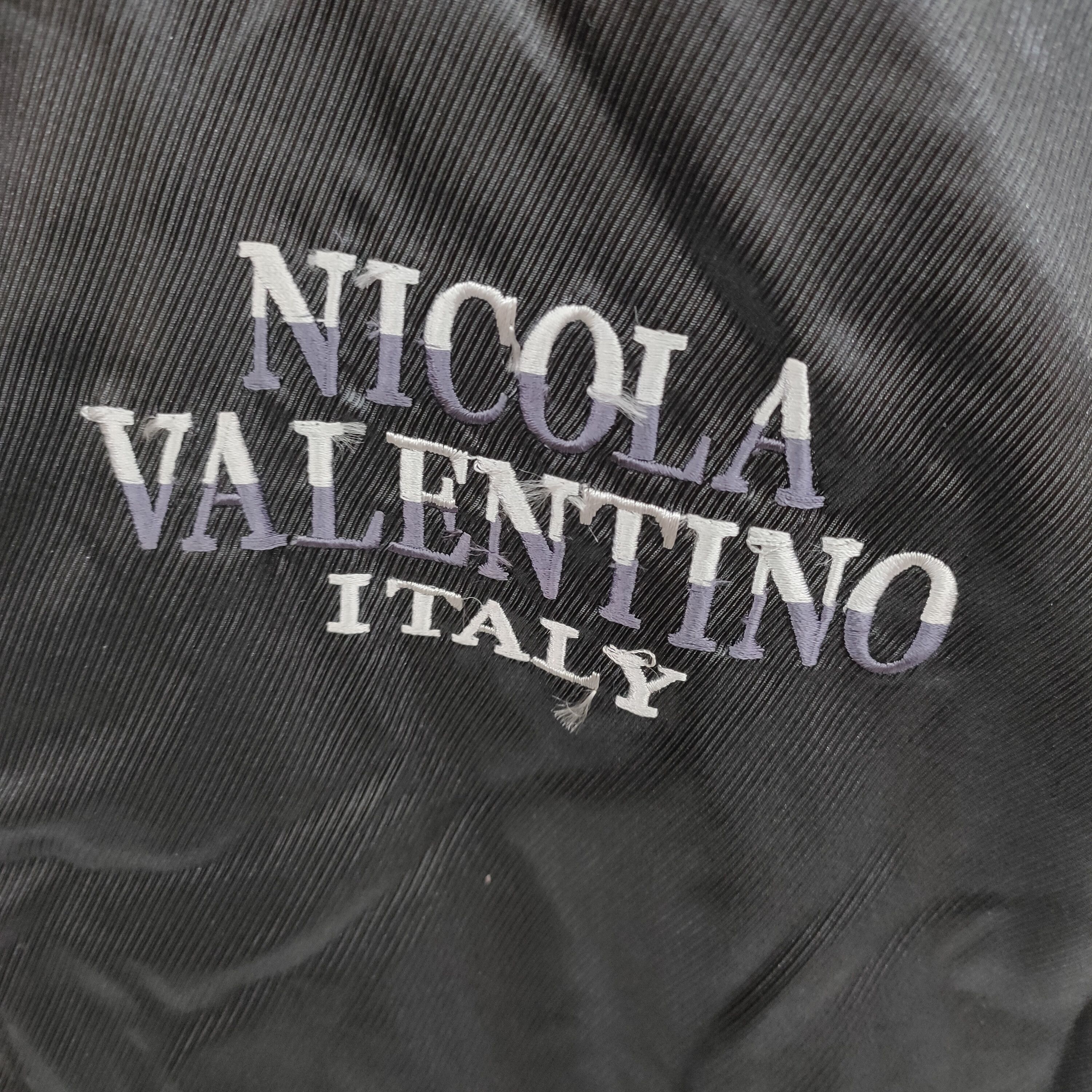 Designer × Vintage 90s Nicola Valentino Italy Black Hooded Size US M / EU 48-50 / 2 - 5 Thumbnail