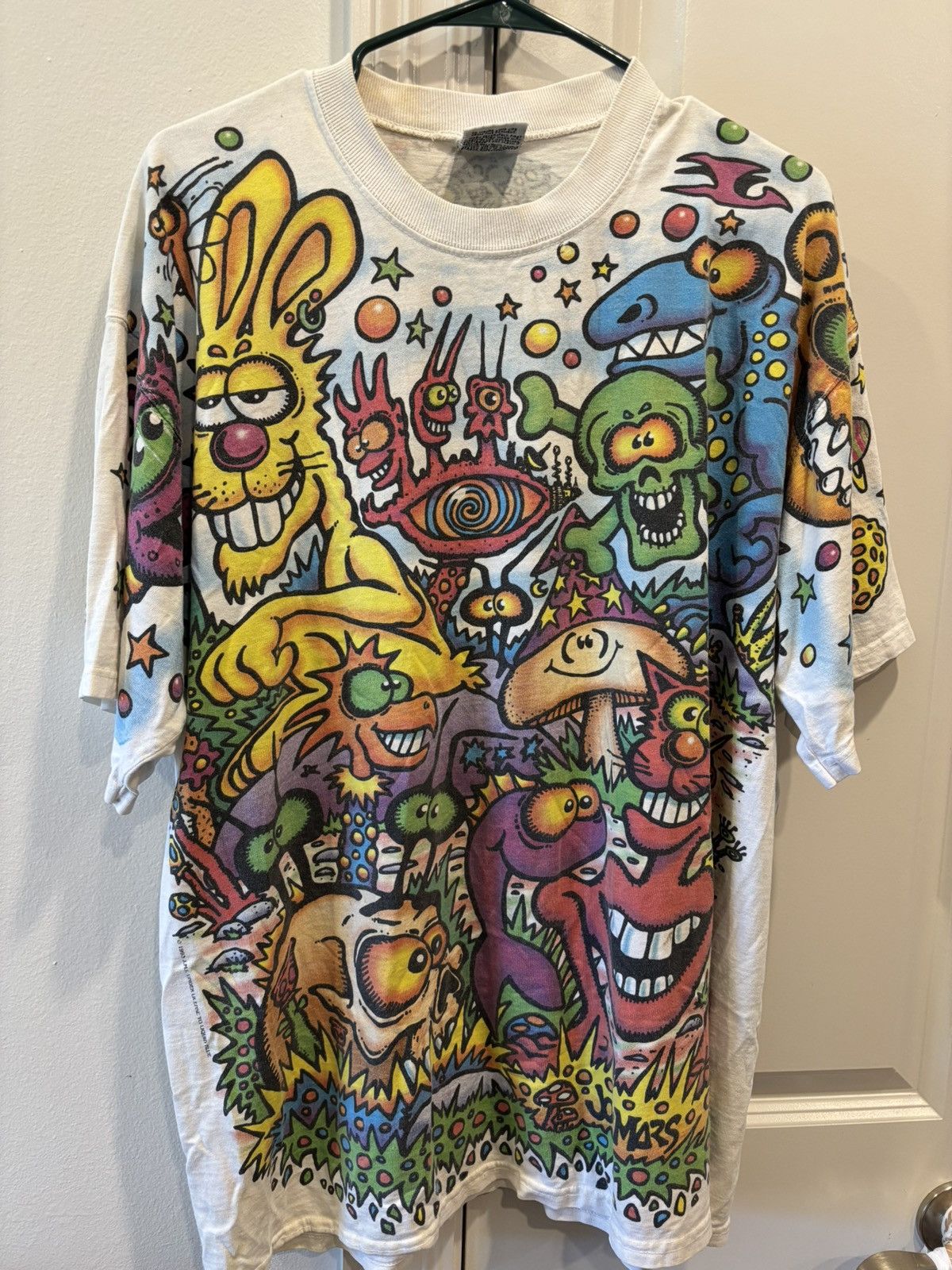 Grateful Dead × Liquid Blue Vintage 1993 Liquid Blue Joey Mars Zidzoii XL Shirt AOP Size US XL / EU 56 / 4 - 1 Thumbnail