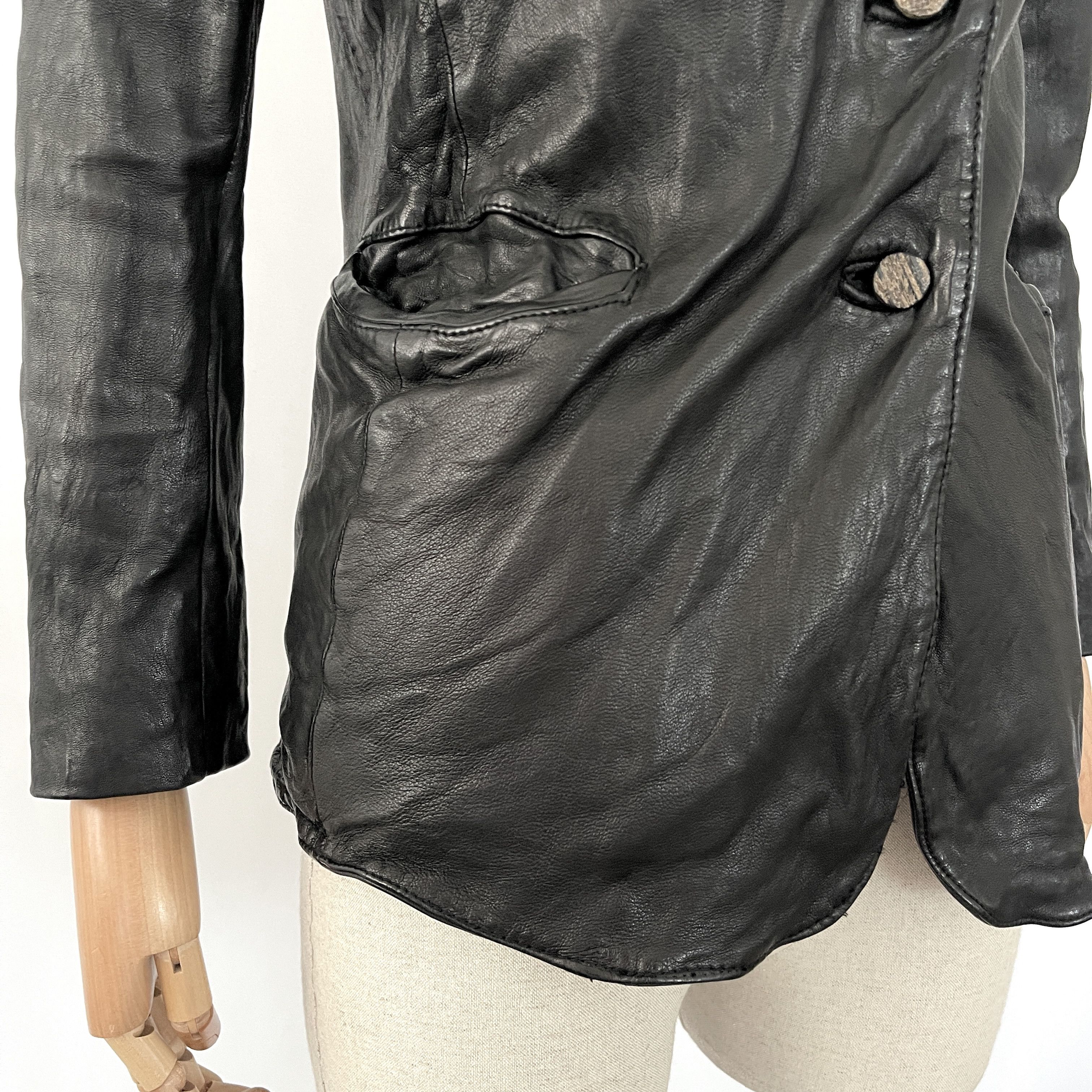 Giorgio Brato GIORGIO BRATO Hand made in Italy Leather Jacket size 42 Size M / US 6-8 / IT 42-44 - 3 Thumbnail