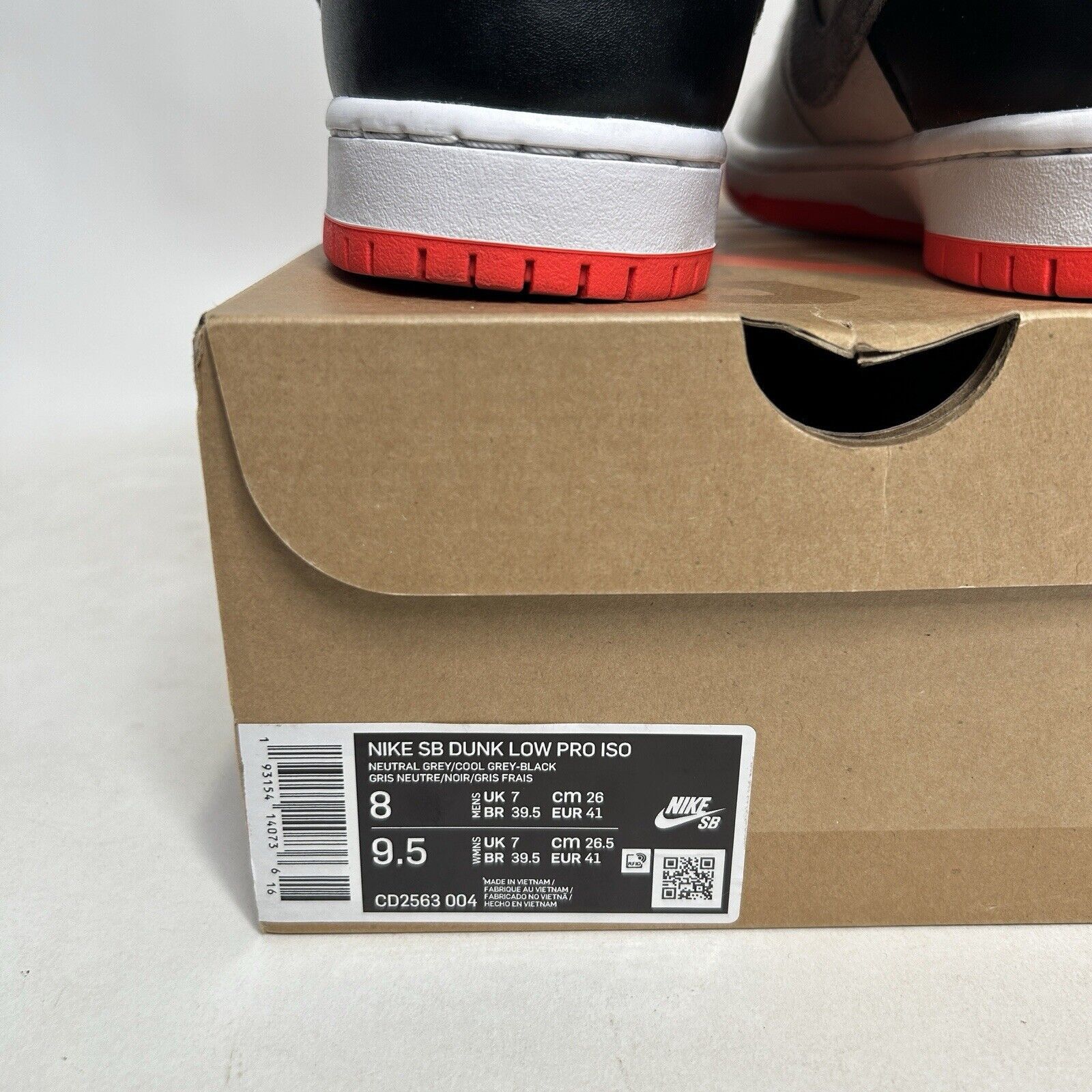 Nike Nike SB Dunk Low Pro Iso Orange Label “Infrared AM90” 2024 Size US 8 / EU 41 - 8 Thumbnail