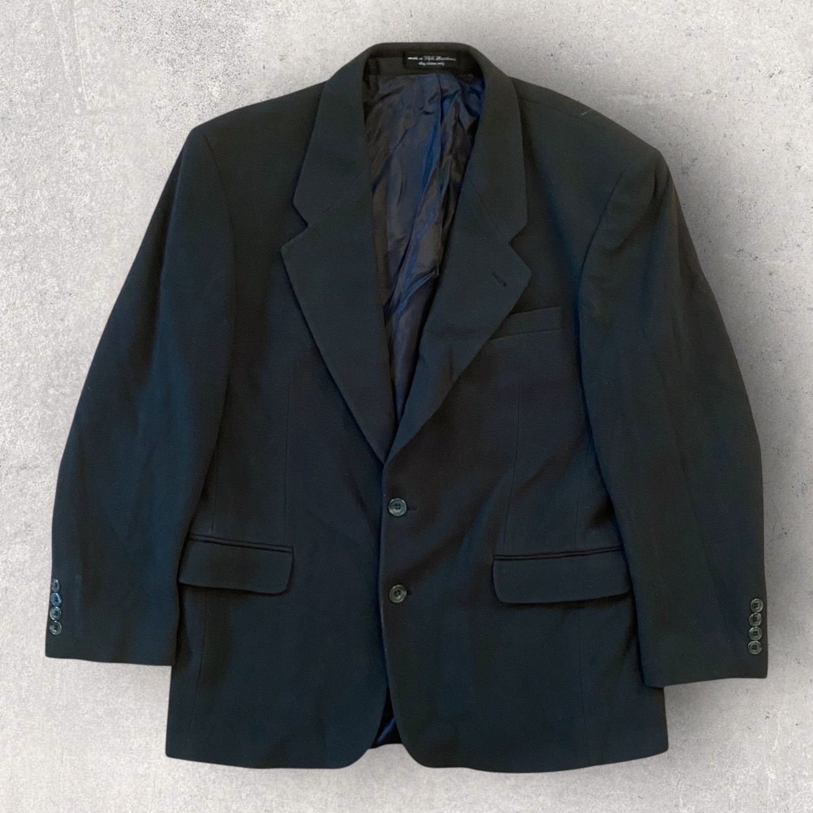 Vintage Vintage Gianfranco Ruffini Italian Cashmere Blazer Jacket Size 40S - 1 Thumbnail