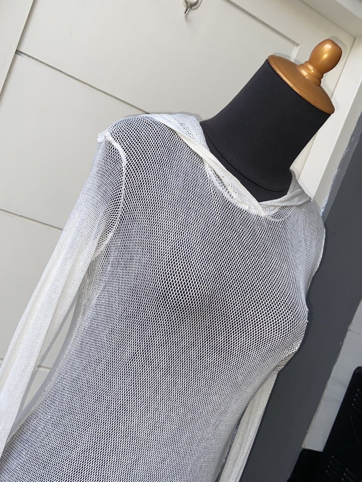 Diesel DIESEL White Mesh T-shirt Size US XS / EU 42 / 0 - 7 Thumbnail