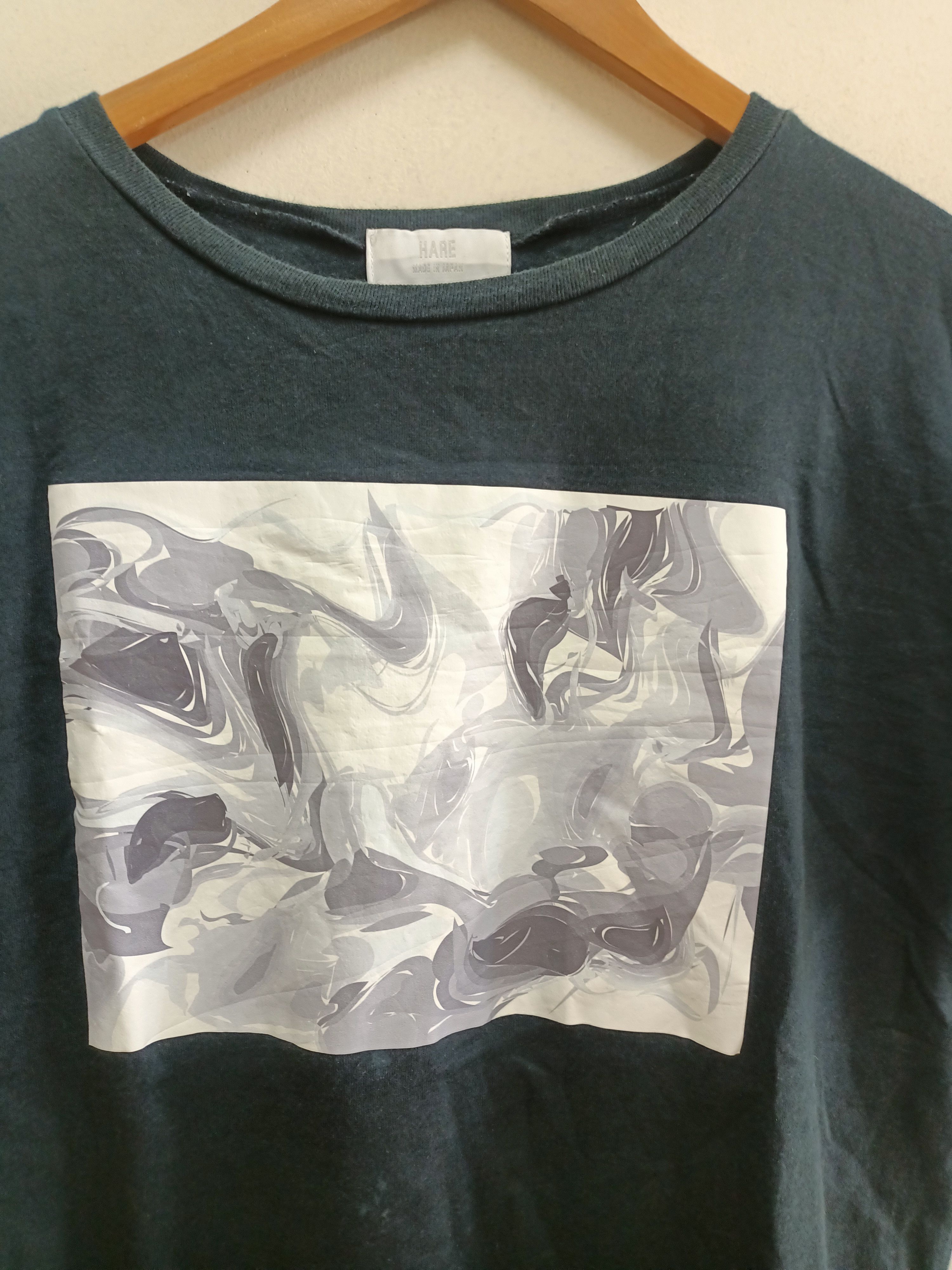 HARE Hare Made in Japan art t-shirt Size US M / EU 48-50 / 2 - 2 Thumbnail