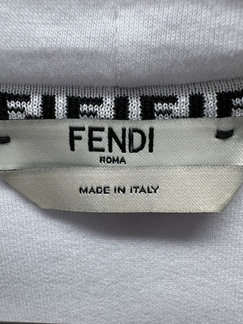 Fendi Fendi Logo Hoodie with Embroidery Design Size US S / EU 44-46 / 1 - 7 Thumbnail