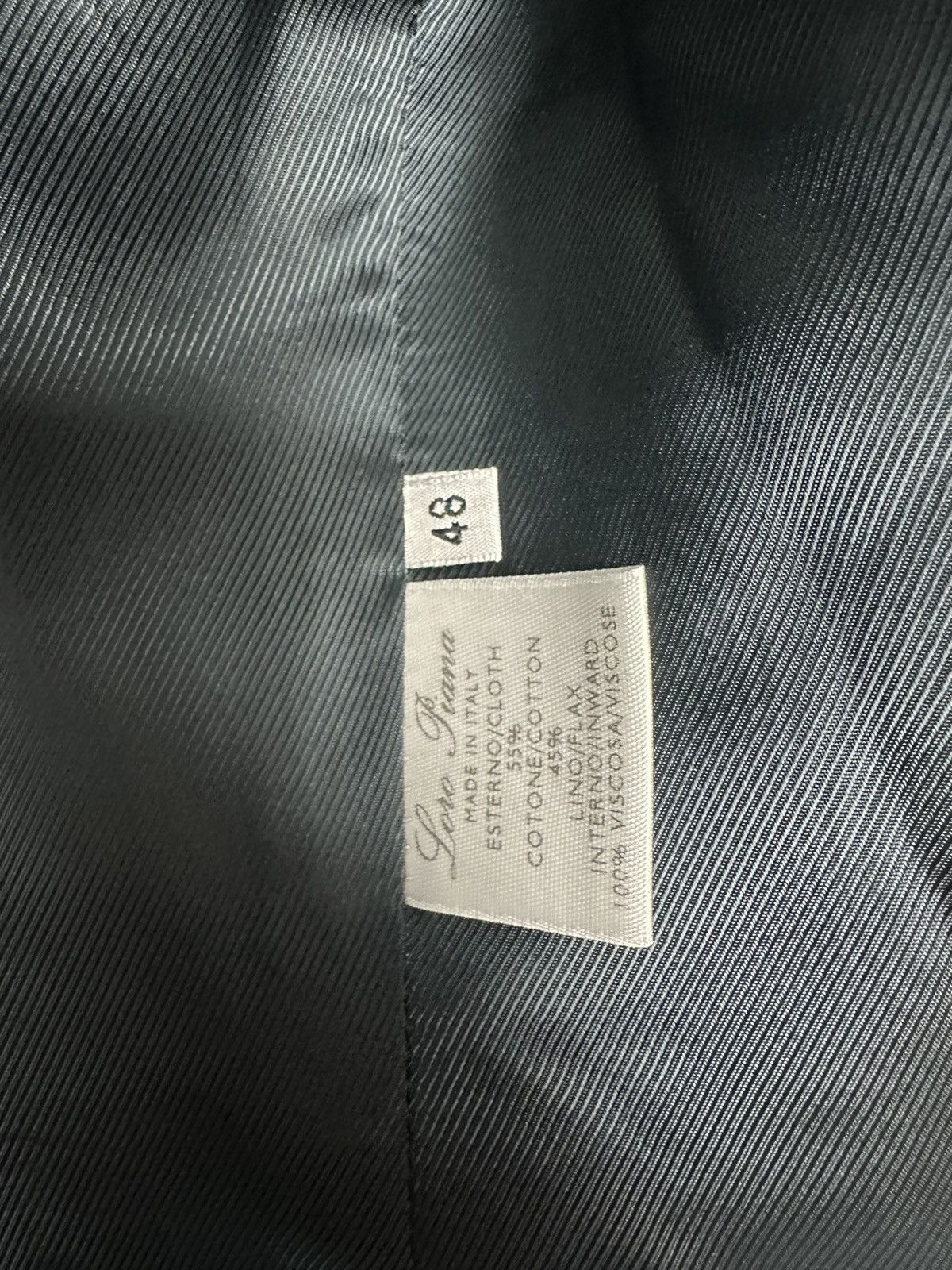 Loro Piana Loro Piana Navy Blazer Jacket Size 48R - 6 Thumbnail