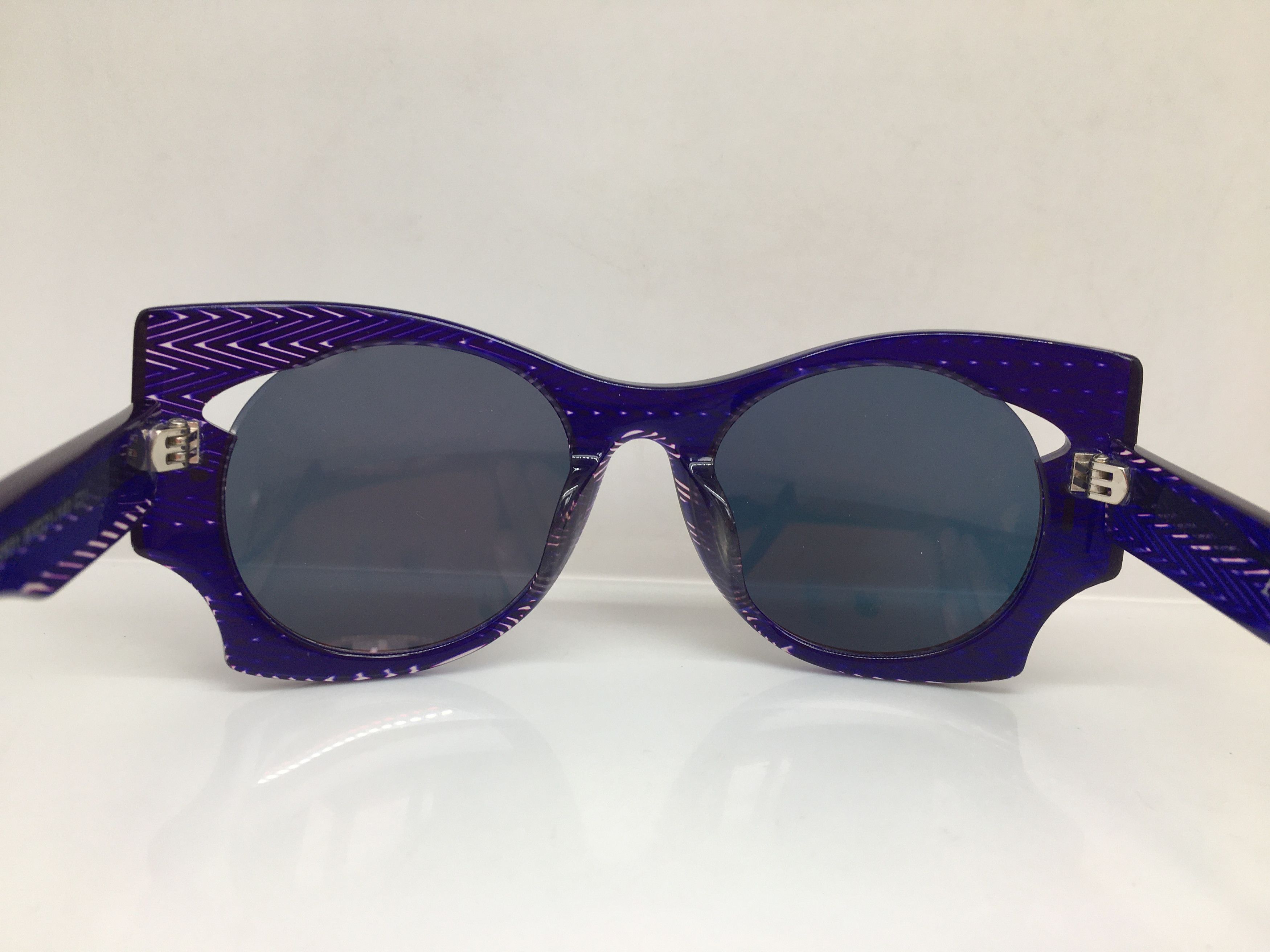 Other Handmade Acetate RUNWAY SHOW Cateye Round Sunglasses Size ONE SIZE - 4 Thumbnail
